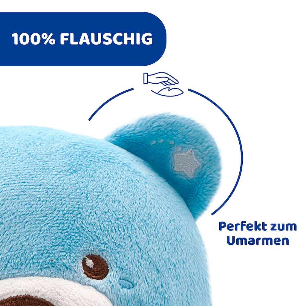 Chicco Kuscheltier »First Dreams Baby Bär, Hellblau«, mit Lichtprojektion und Soundfunktion