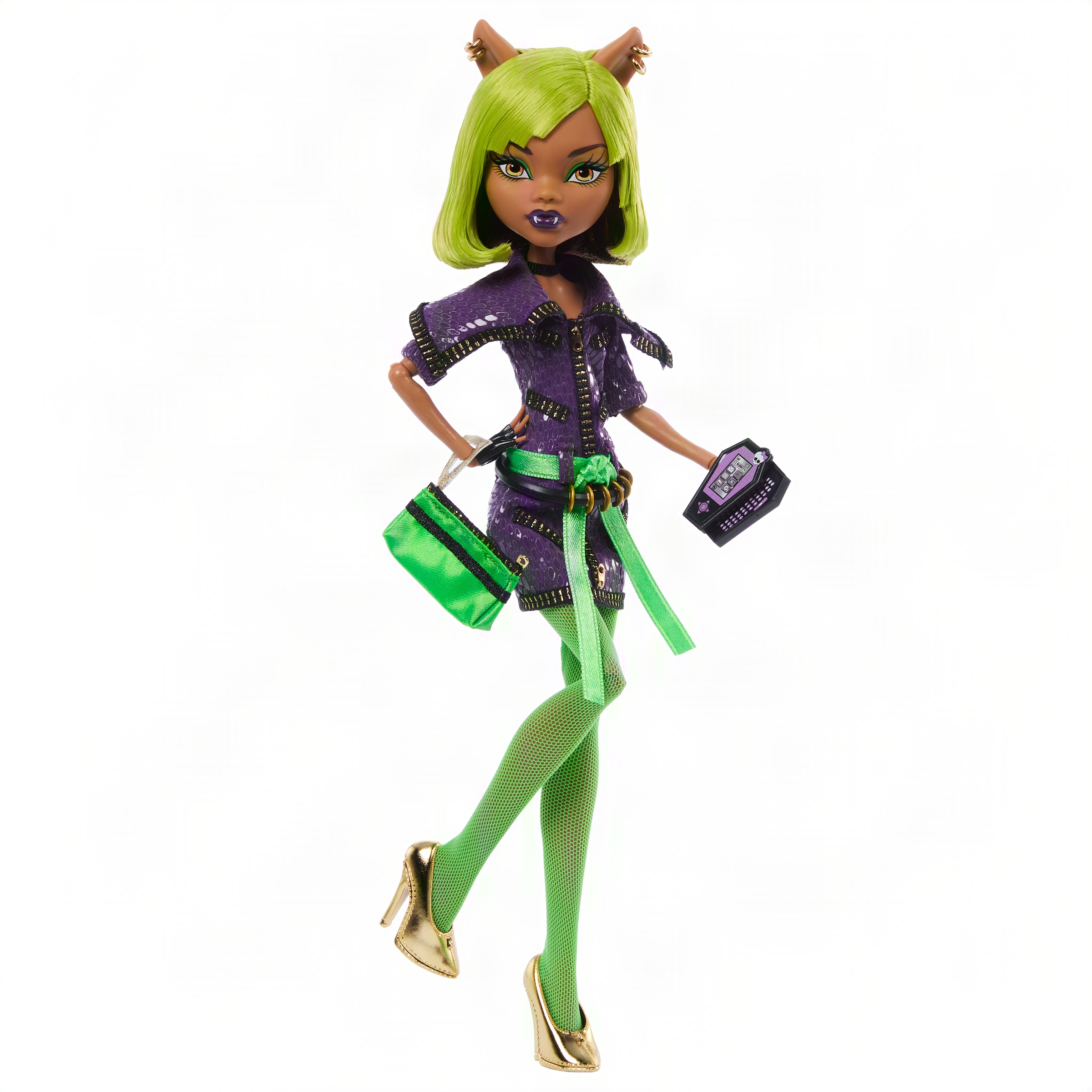 MonsterHigh™ Anziehpuppe »Mitternachtsparty, Clawdeen Wolf«