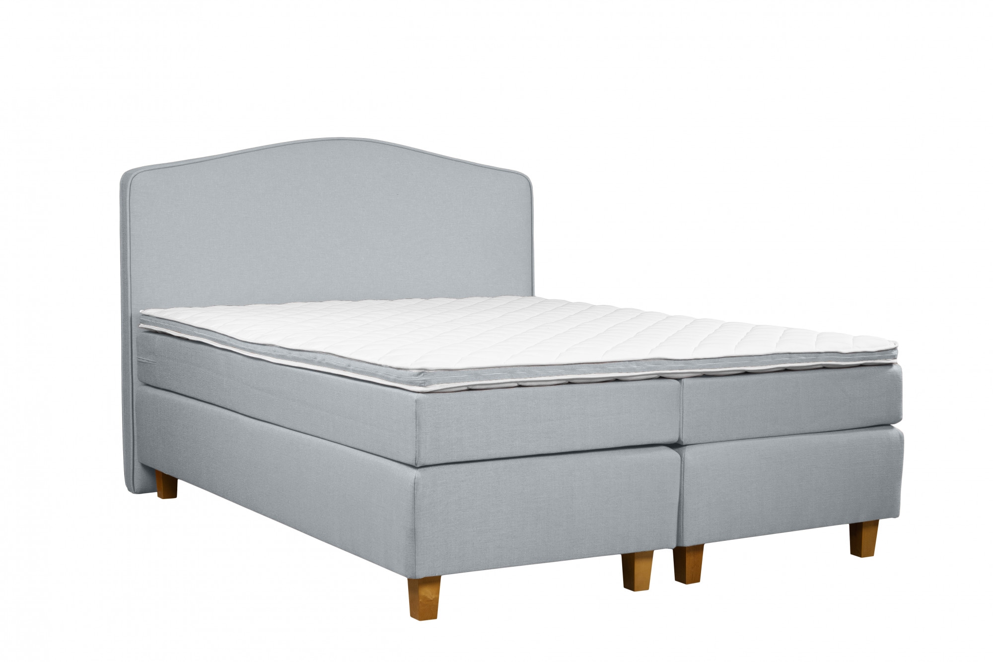 INOSIGN Boxspringbett »Jalma« Füße aus massiver Birke ; Inkl. Topper