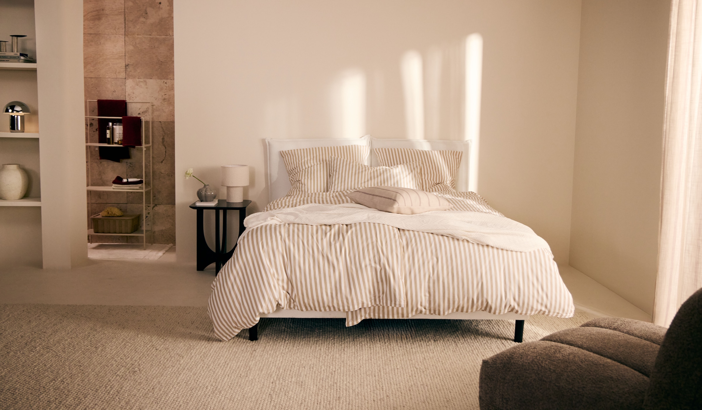 LeGer Home by Lena Gercke Bettwäsche »Linnea« 2 aus 100% Baumwolle , Streifendesign