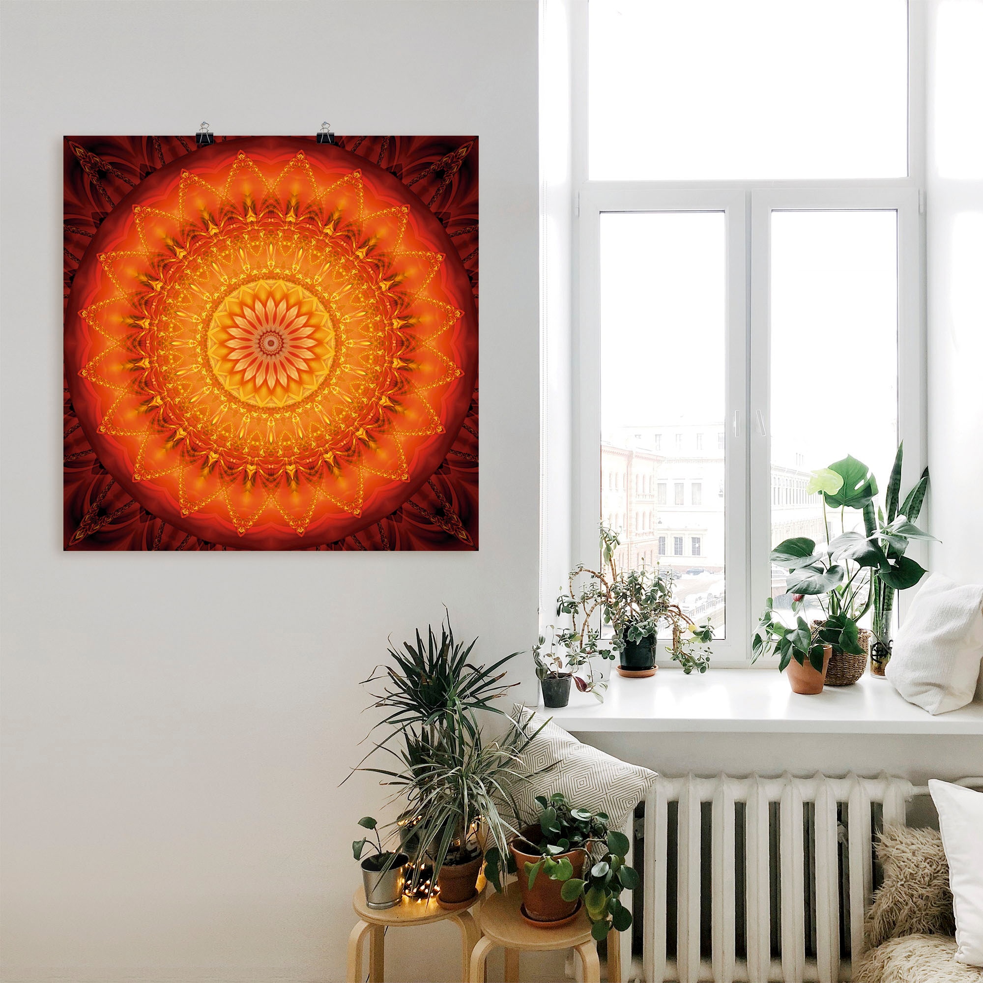 Artland Wandbild »Mandala Energie 1« Muster 1 Stk. tlg. als Leinwandbild, Poster in verschied. Größen