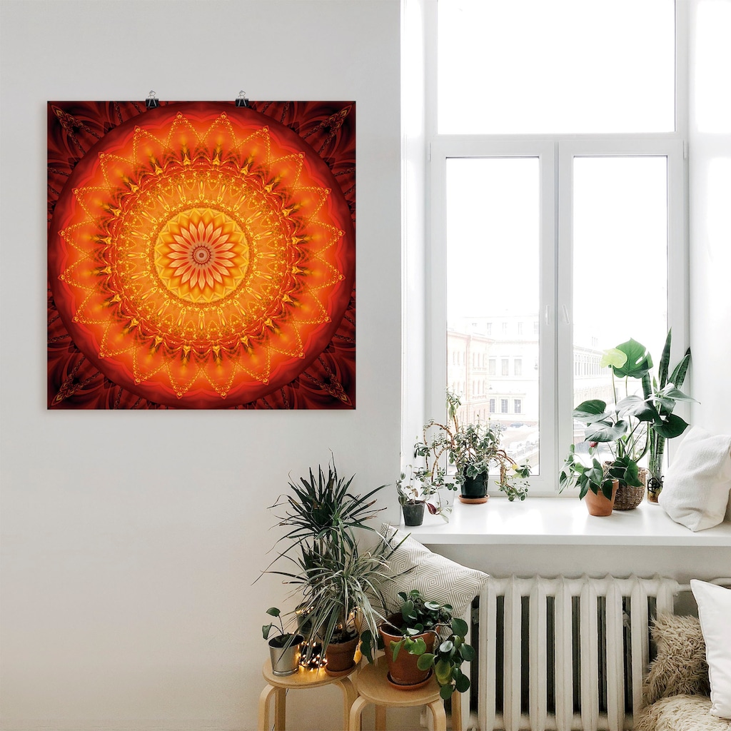 Artland Wandbild »Mandala Energie 1«, Muster, (1 St.)