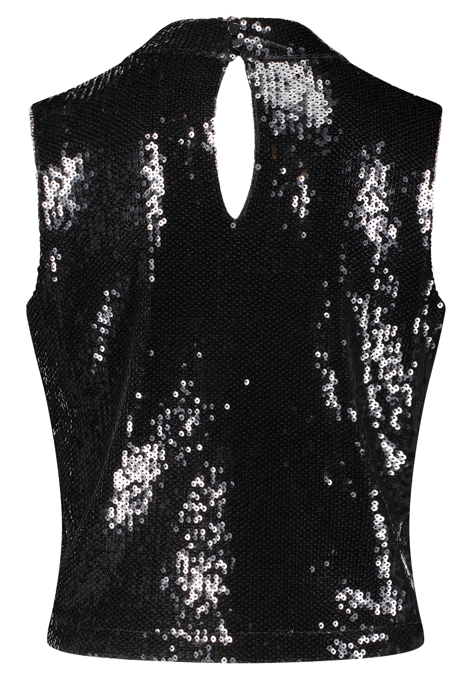 Vera Mont Tanktop »Pailletten-Top mit Stehkragen«