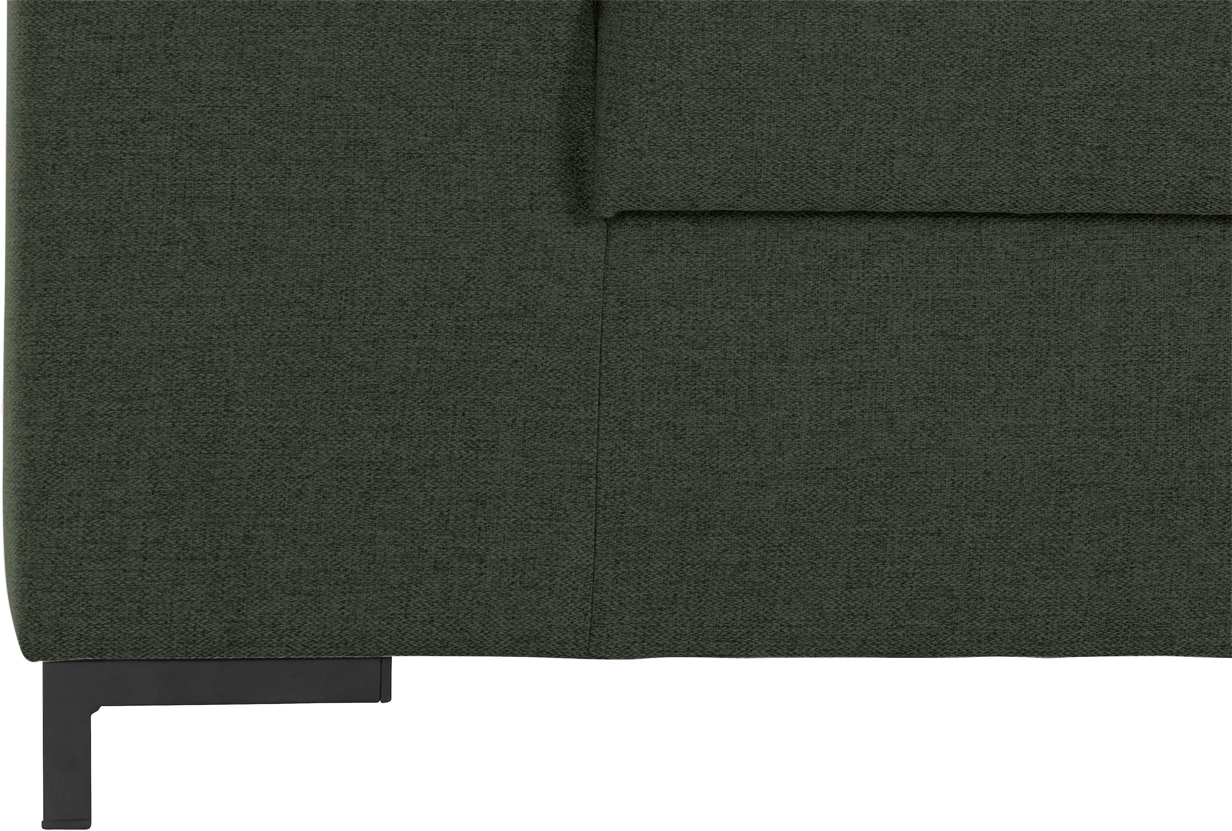 DOMO collection 2-Sitzer »Ledas kubisch und komfortabel, flache Armlehnen, eleganter Fuß,«, in vielen Farben erhältlich