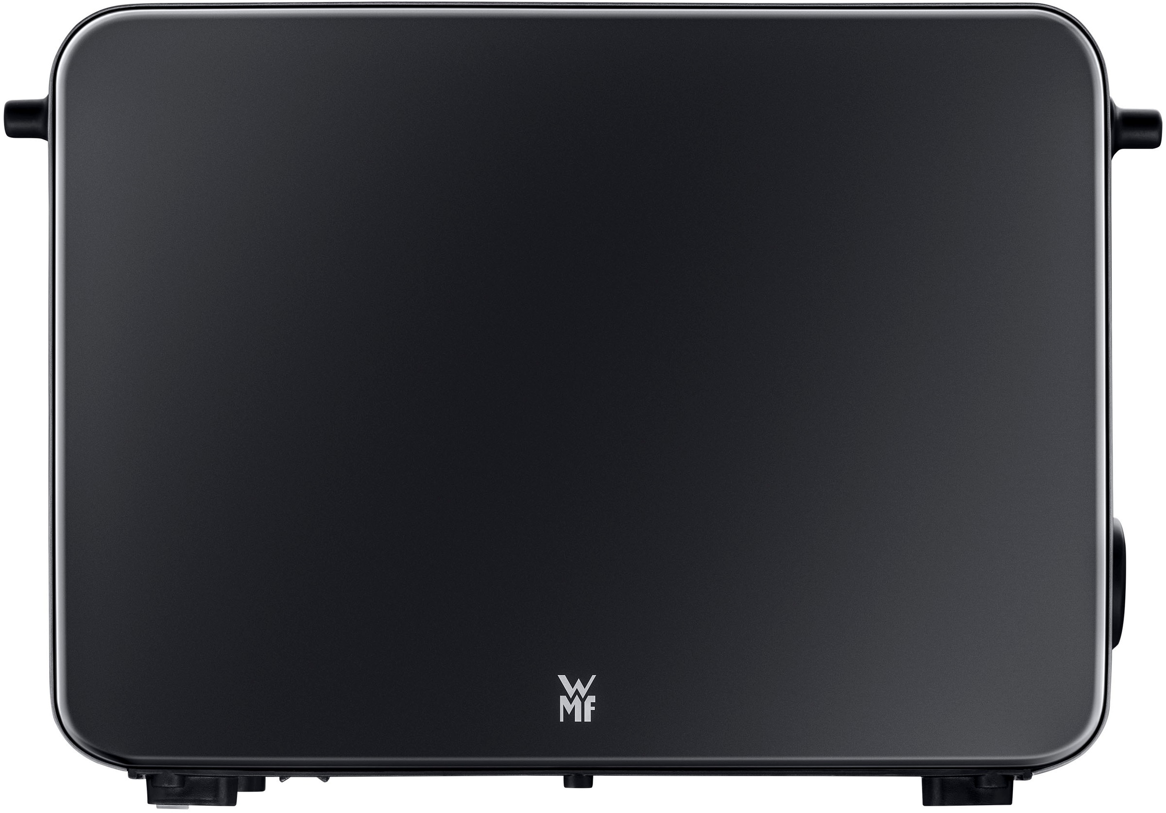WMF Toaster »Stelio Deep Black«, 2 kurze Schlitze, 900 W, 7 Bräunungsstufen, Cromargan, Brotzentrierung, Brötchenwärmer, 900 W