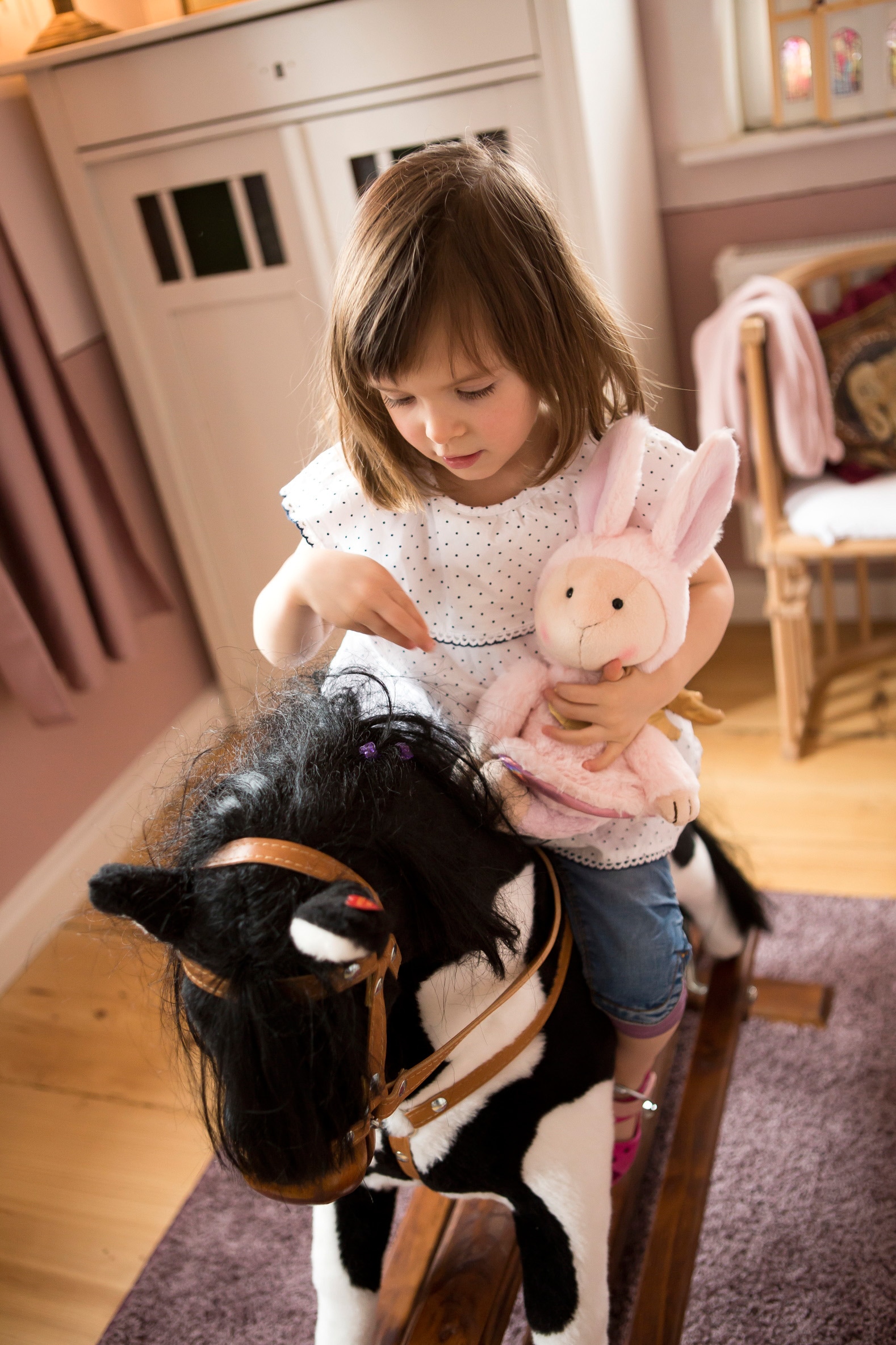 Nici Kuscheltier »Dein Schutzengel, Hase La La Bunnie, 30cm«, mit goldenem Herz & Flügeln in Geschenkbox