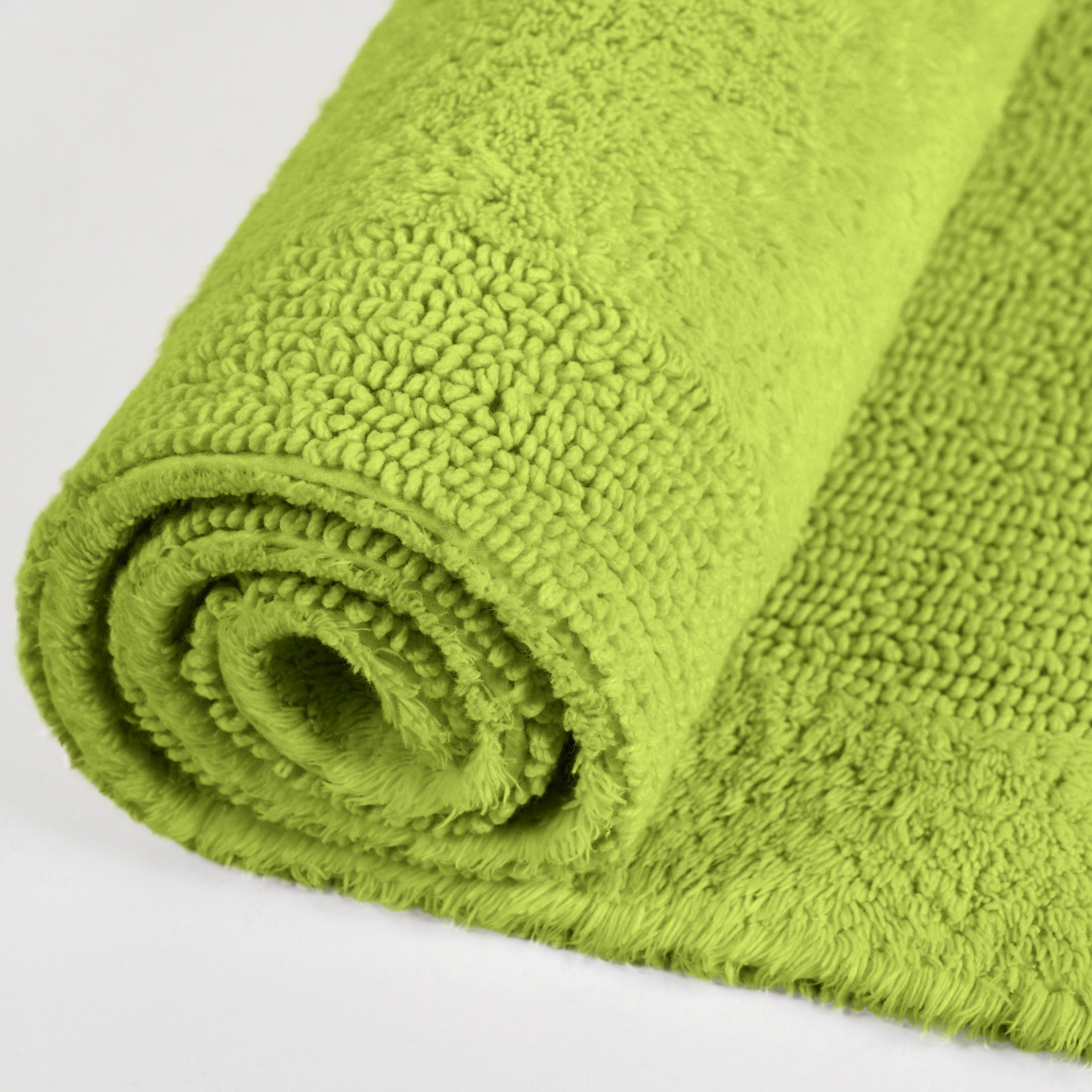 my home Badematte »Kapra, Badvorleger, Badezimmer Teppich«, beidseitig nutzbar-fußbodenheizungsgeeignet-strapazierfähig, mit Bordüre, Badteppich, Badematte, Baumwolle