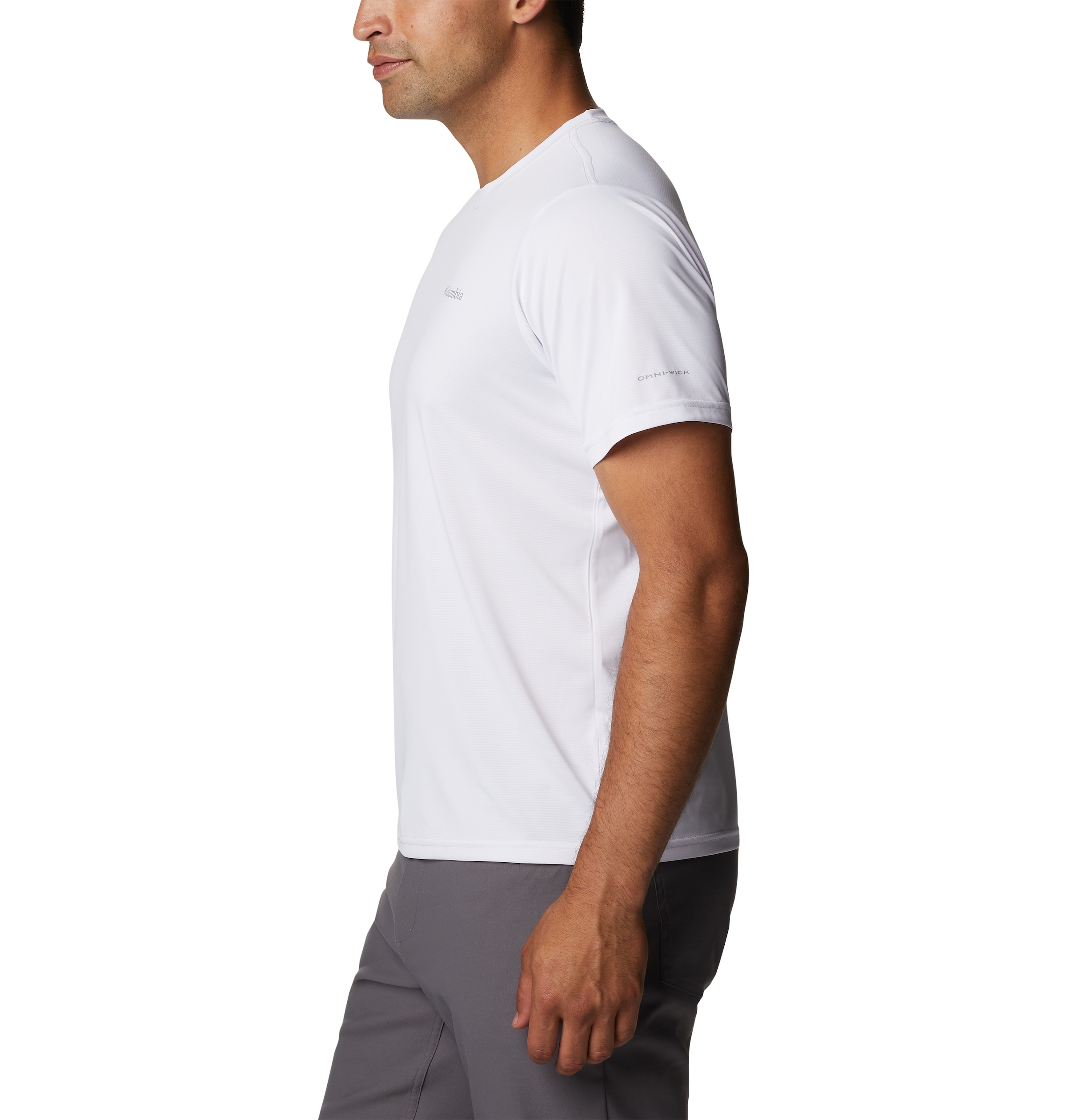 Columbia Funktionsshirt Kurzarm-Design, feuchtigkeitstransportierendes Gewebe, aus Polyester