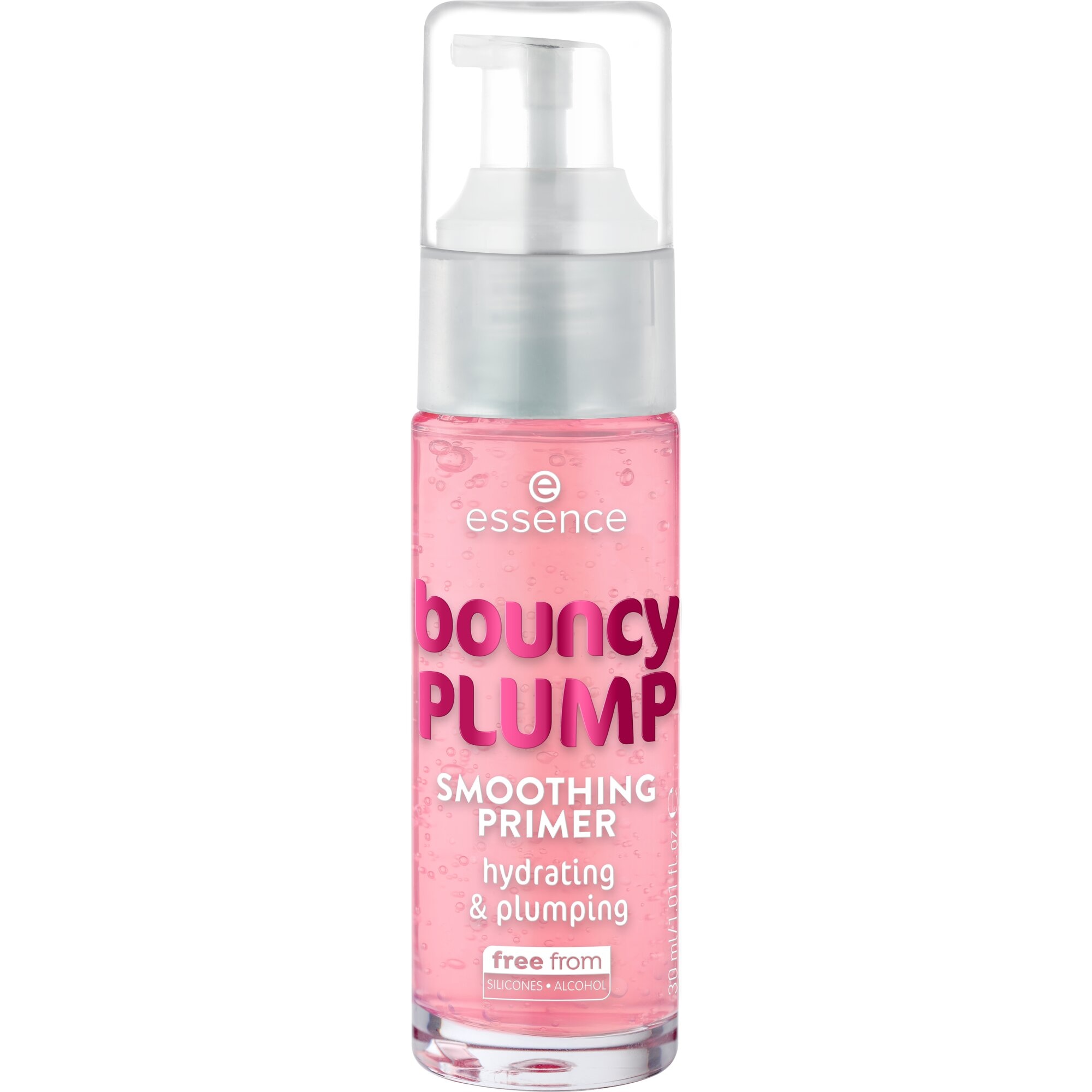 Essence Primer »bouncy PLUMP SMOOTHING PRIMER«, (Set, 3 tlg.), 3-tlg., Mousse, grundierend, glättend, frischer Duft
