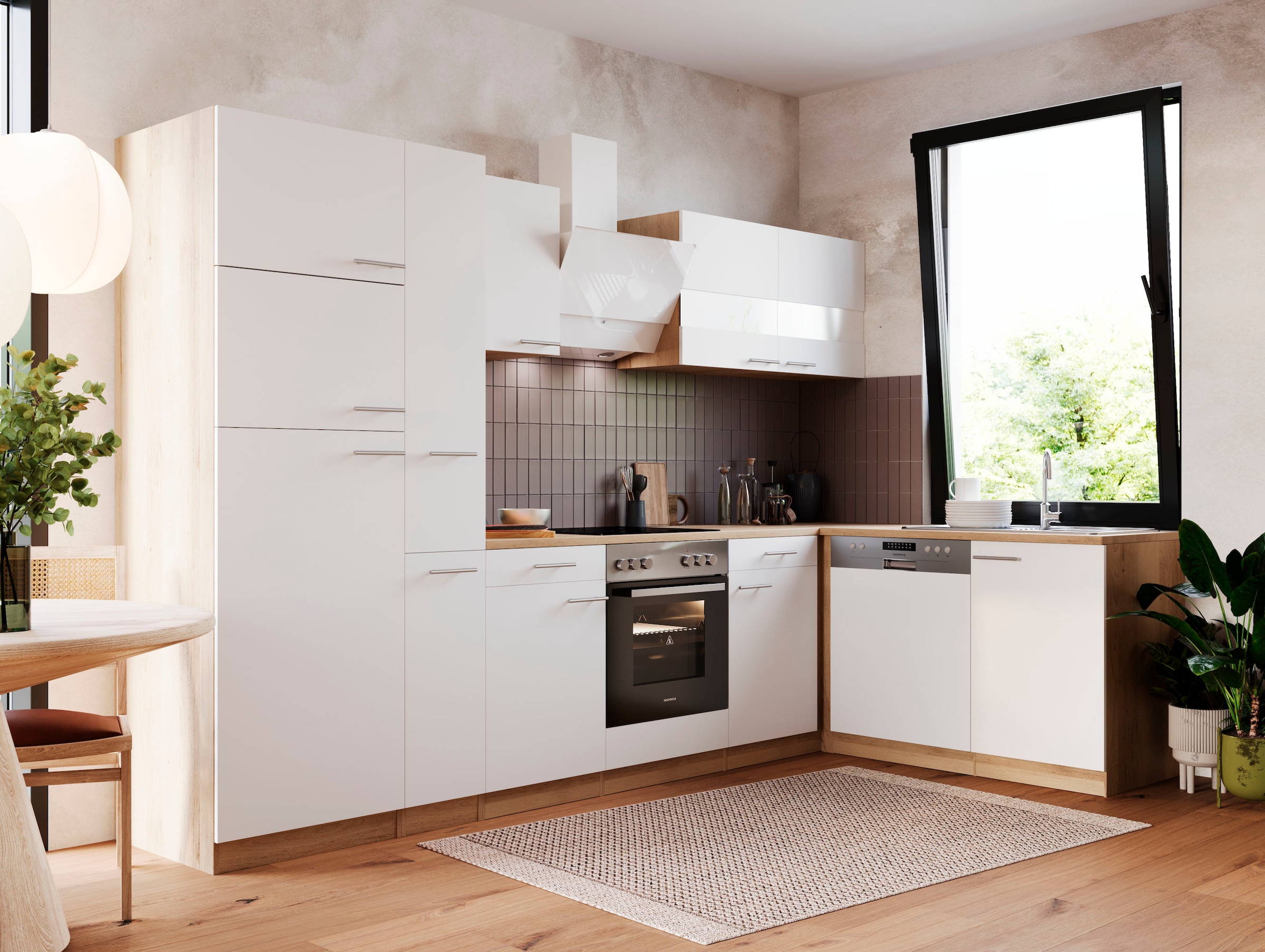RESPEKTA Winkelküche »Merle« Breite 310 cm, mit Soft-Close, in exklusiver Konfiguration für OTTO