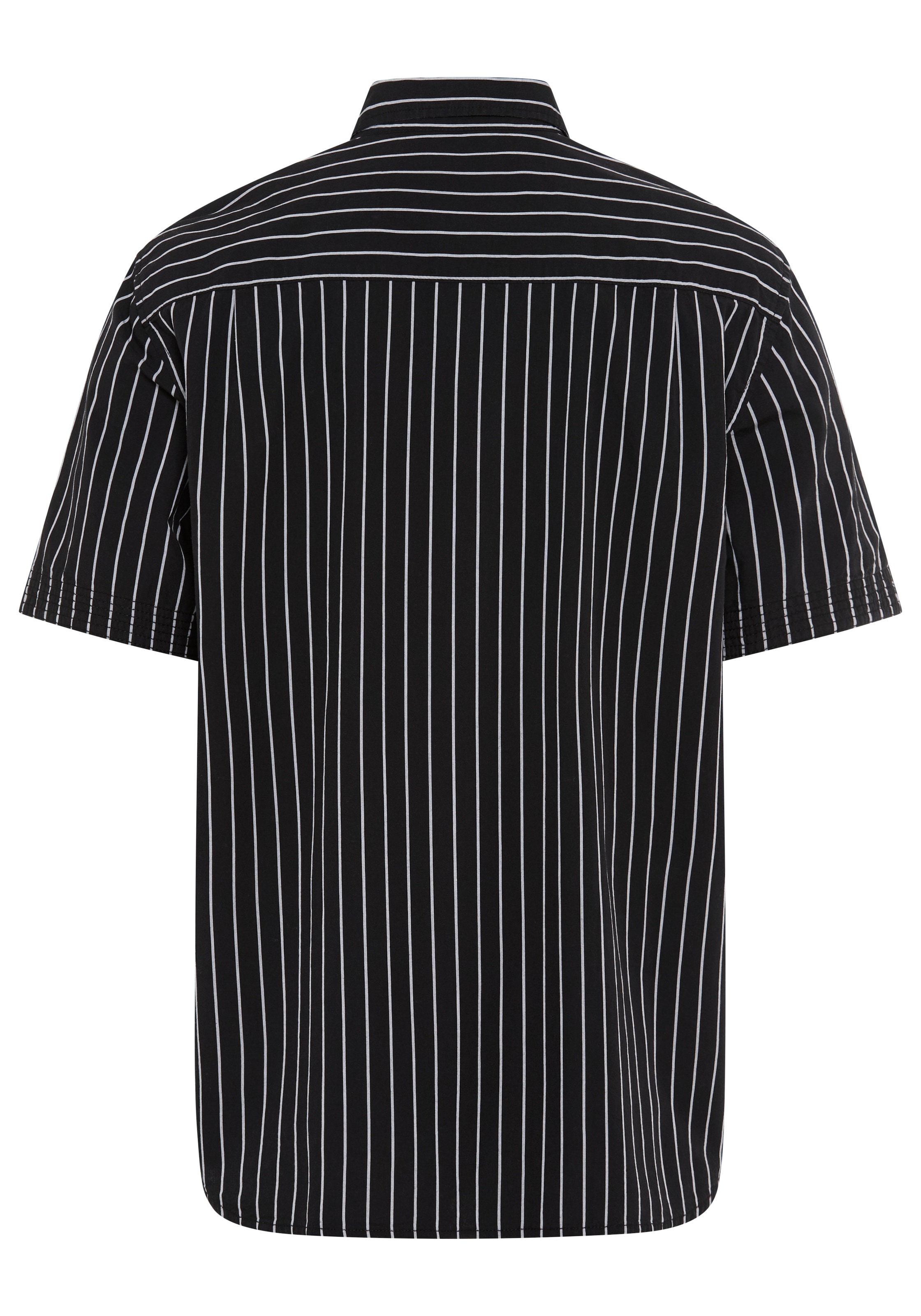Man's World Kurzarmhemd modern gestreift