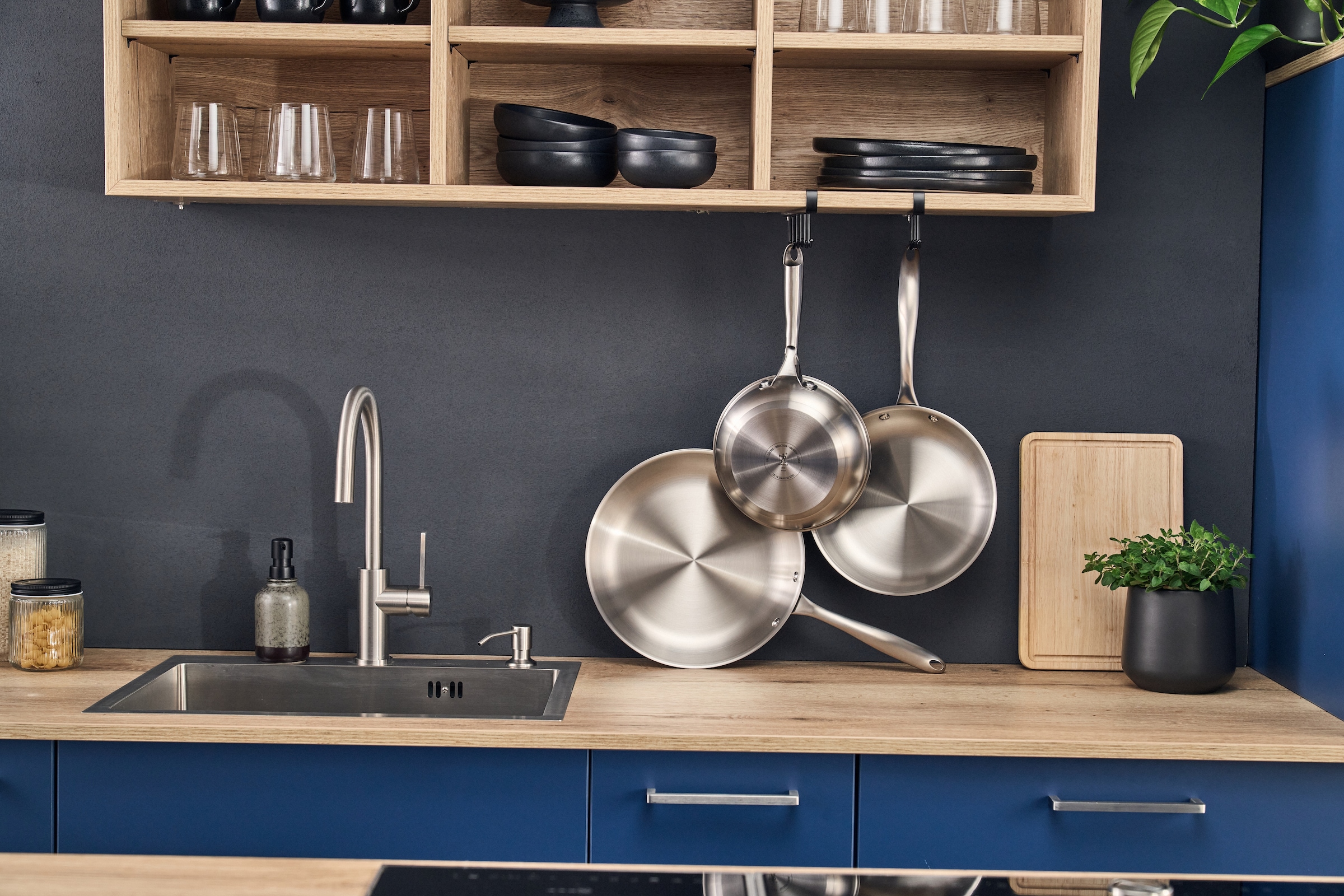 HENCKELS by ZWILLING Bratpfanne »Glace« Edelstahl 1 tlg. Hochwertiger Edelstahl, Ideal für scharfes Anbraten, Induktion