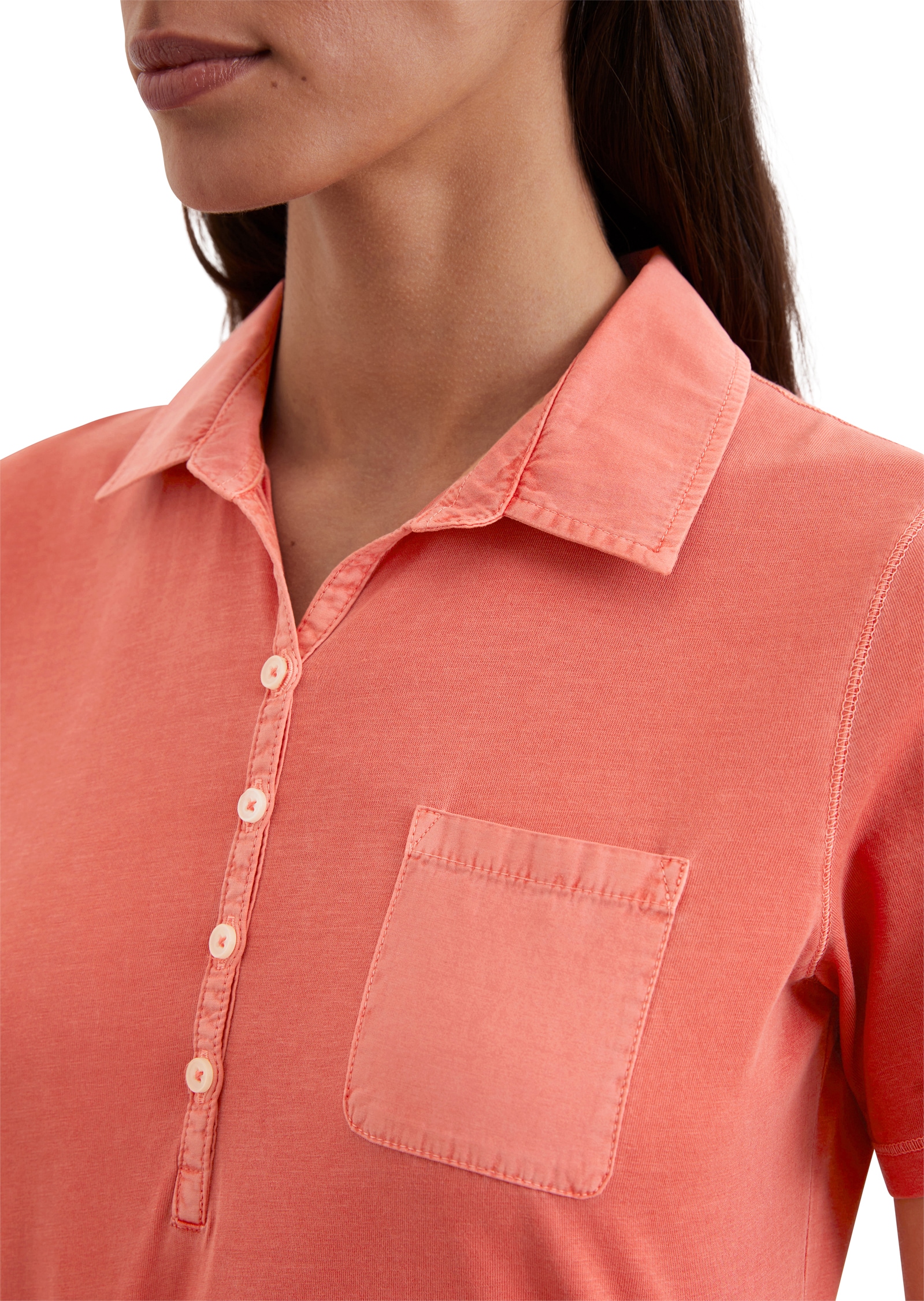 Marc O'Polo Poloshirt, in überwaschener Optik