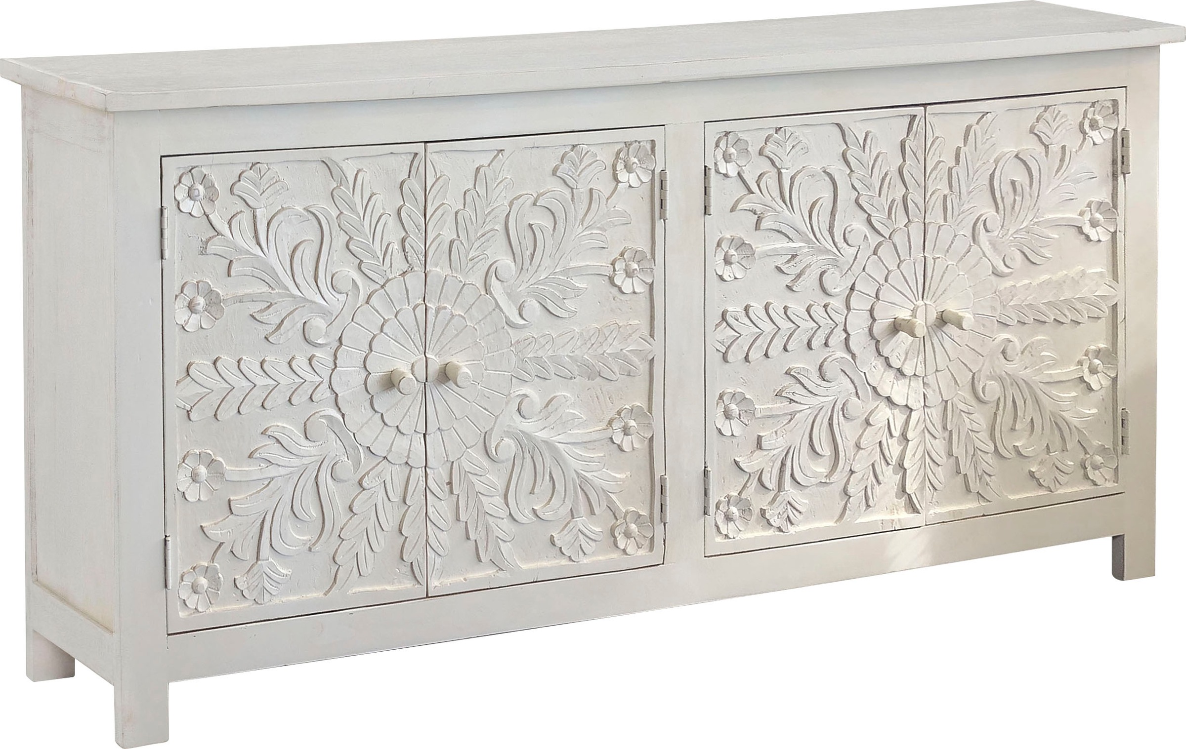 Home affaire Sideboard »Fenris«, Kommode aus massiven Mangoholz, Breite 175 cm
