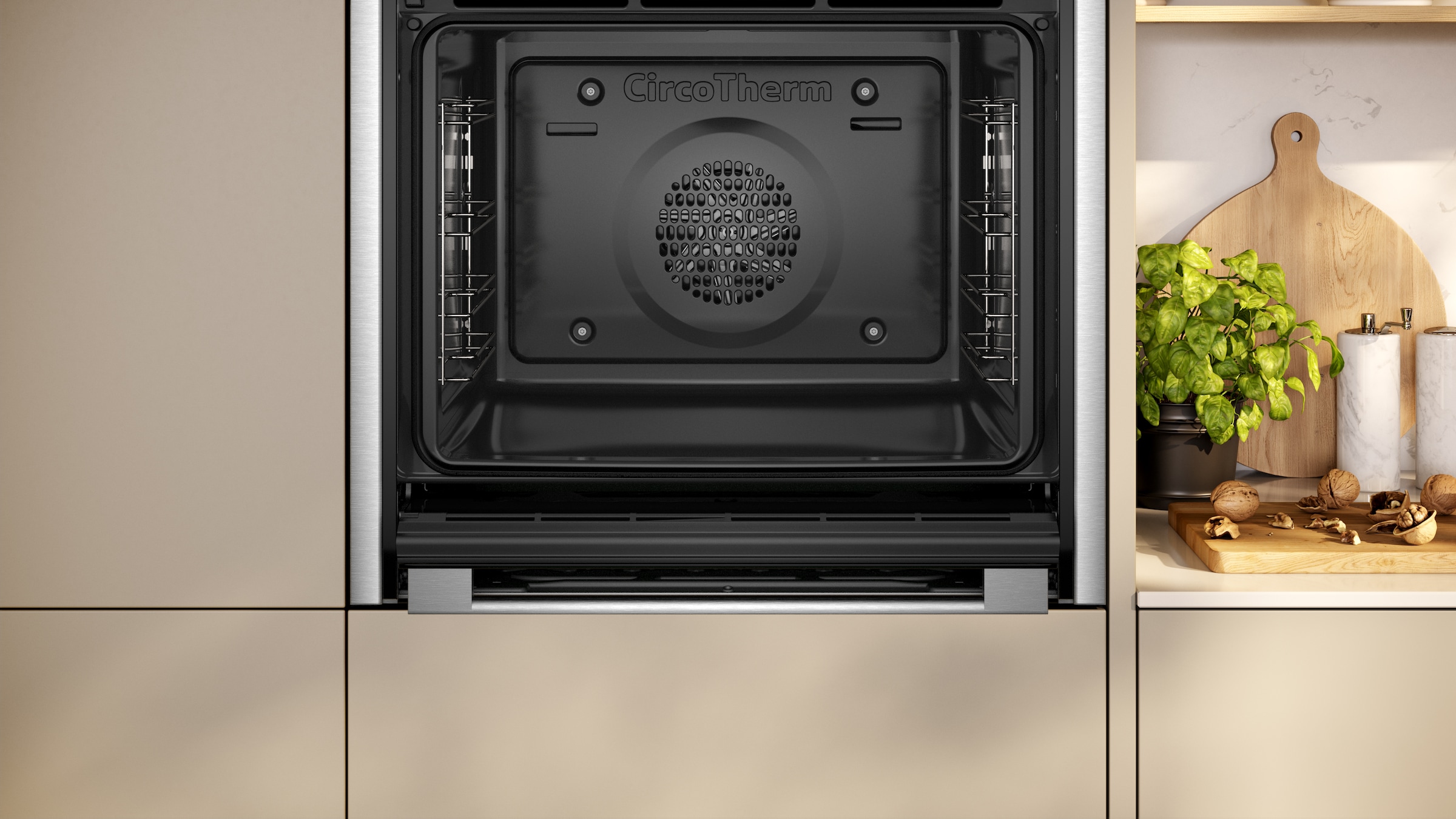 NEFF Einbaubackofen N 70 »B44CR21N0« mit Teleskopauszug nachrüstbar mit Hydrolyse