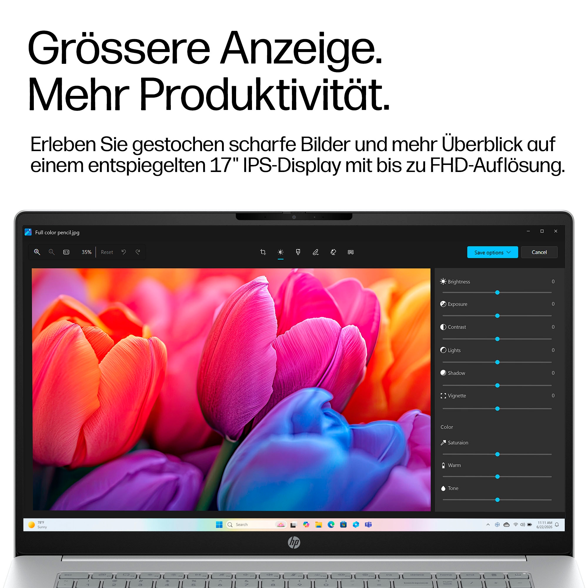 HP Notebook »OmniBook 3 17-dk0512ng« 43,9 cm / 17,3 ″ Intel N-Reihe Intel Graphics 256 GB SSD