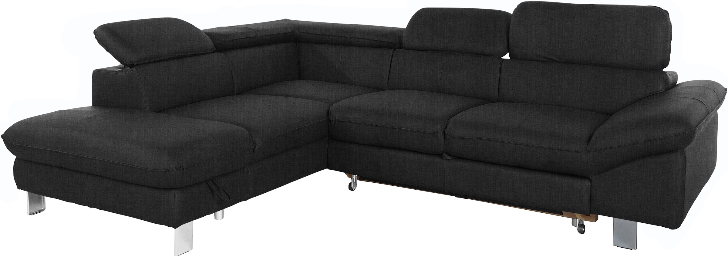 COTTA Ecksofa »Driver L-Form«, mit Kopfteilverstellung, wahlweise mit Bettfunktion & Bettkasten