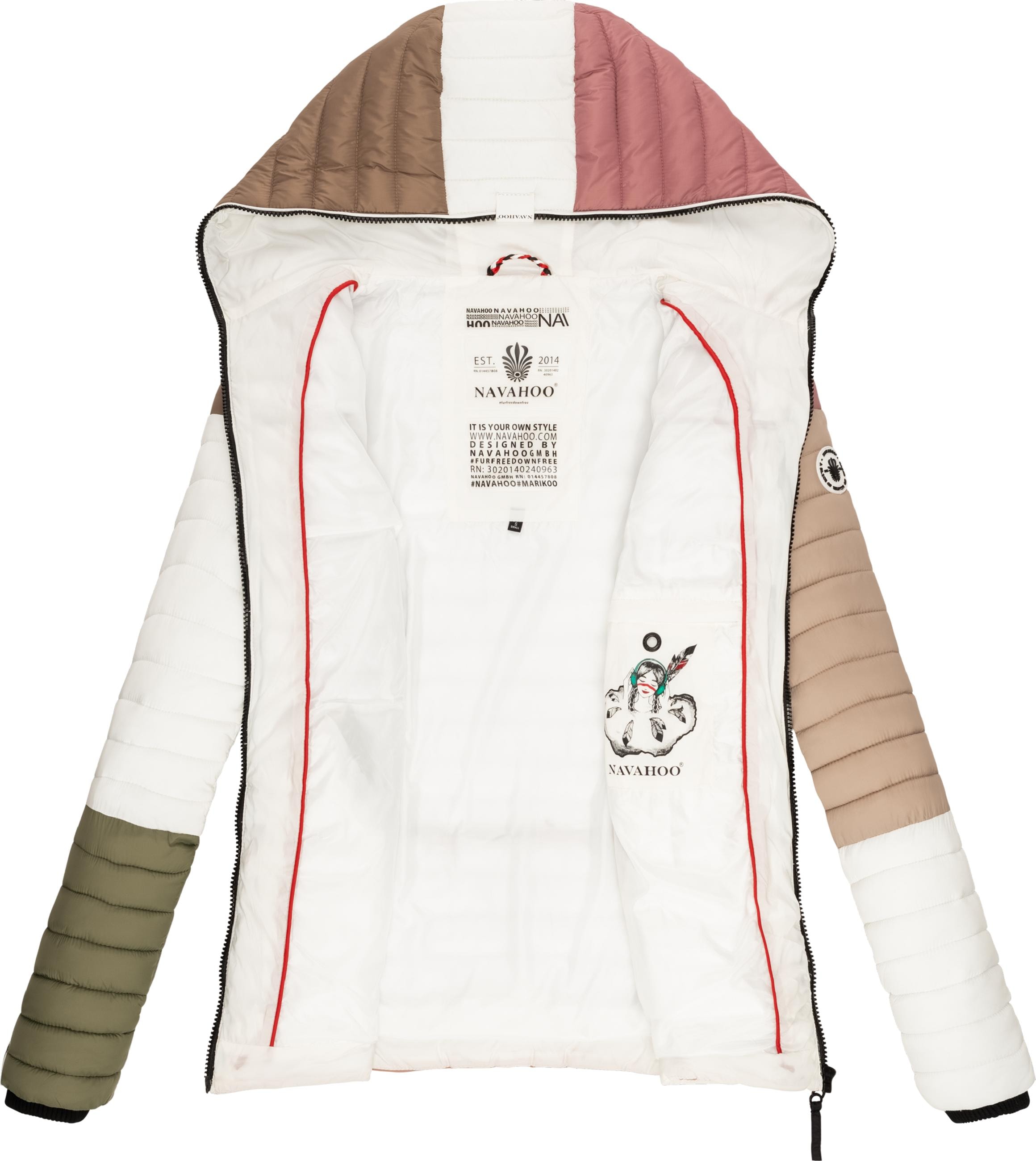 Navahoo Steppjacke »Steppjacke Multikulti«