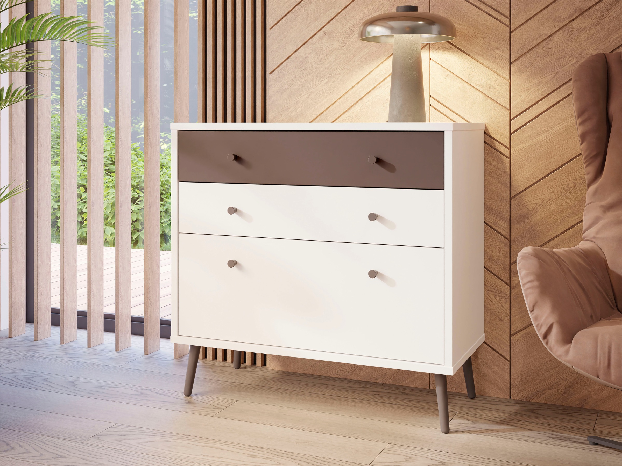 FORTE Kommode »Harllson EasyKlix by Forte«, die neue geniale Art Möbel aufzubauen