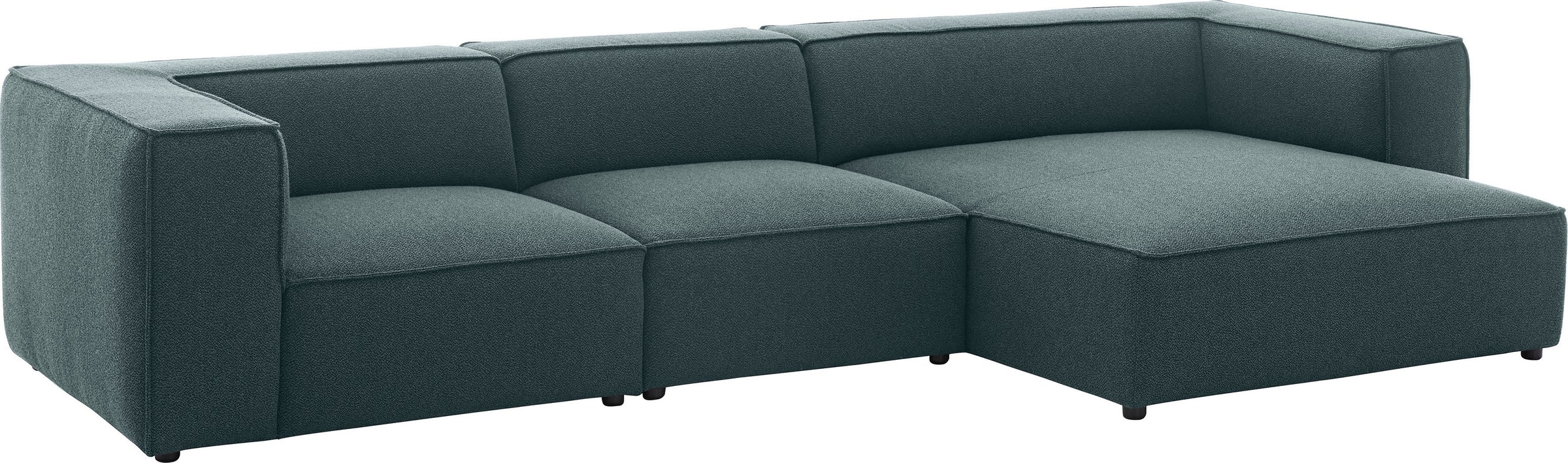W.SCHILLIG Ecksofa »around-the-block Mega Sofa, viel Platz und hoher Sitzkomfort, L-Form« mit eleganter Biese, mit Federkern, Breite 341 cm