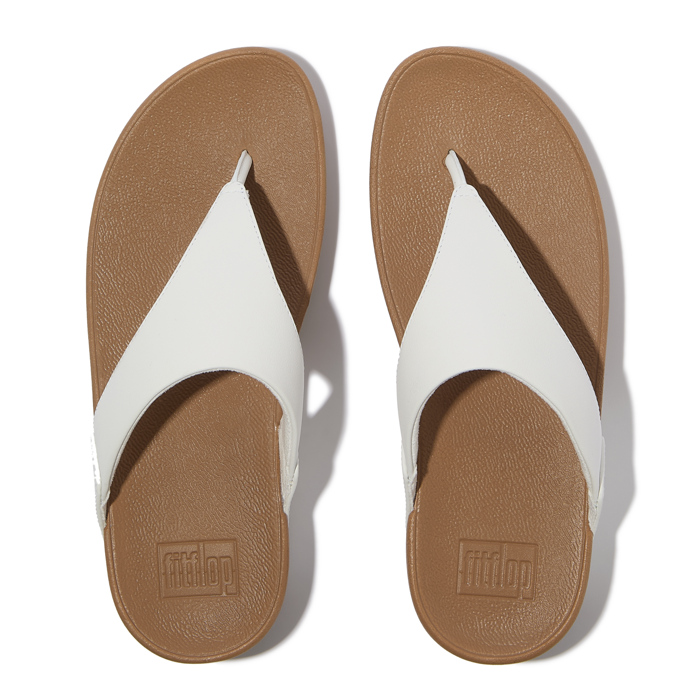 Fitflop Dianette »LULU LEATHER TOEPOST«  Zehentrenner, Pool Slides, Pantolette, Badeschuh mit Keilabsatz