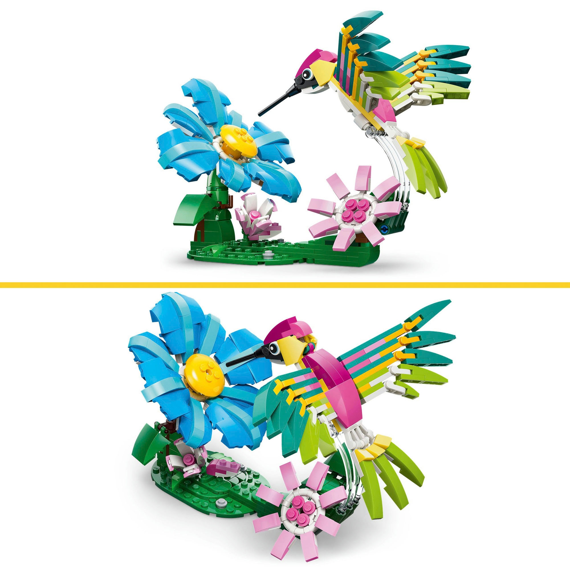 LEGO® Konstruktionsspielsteine »Wilde Tiere: Bunter Kolibri (31384), LEGO Creator« Made in Europe