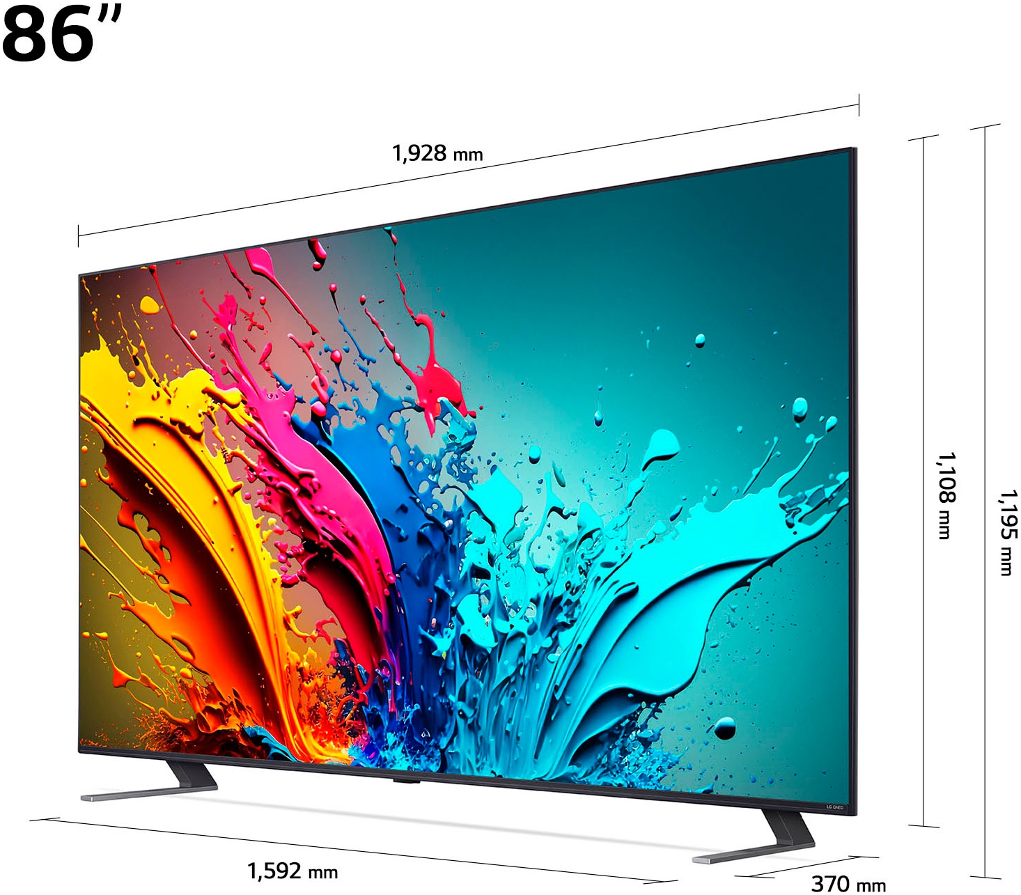 LG QNED-Fernseher »86QNED85T6C«, 4K Ultra HD, Smart-TV