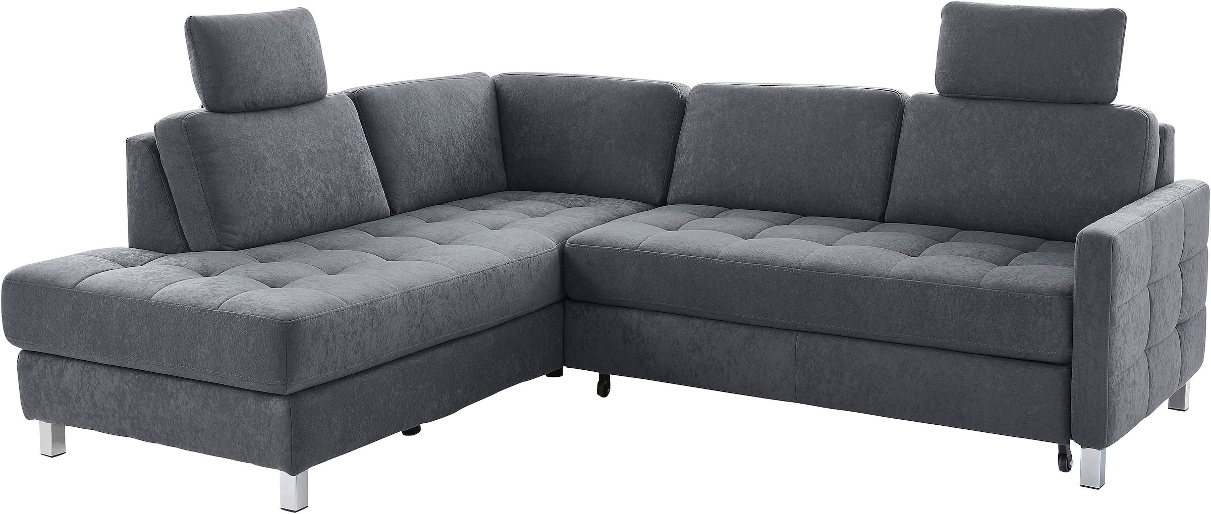 sit&more Ecksofa »Pablo L-Form«, wahlweise mit Bettfunktion