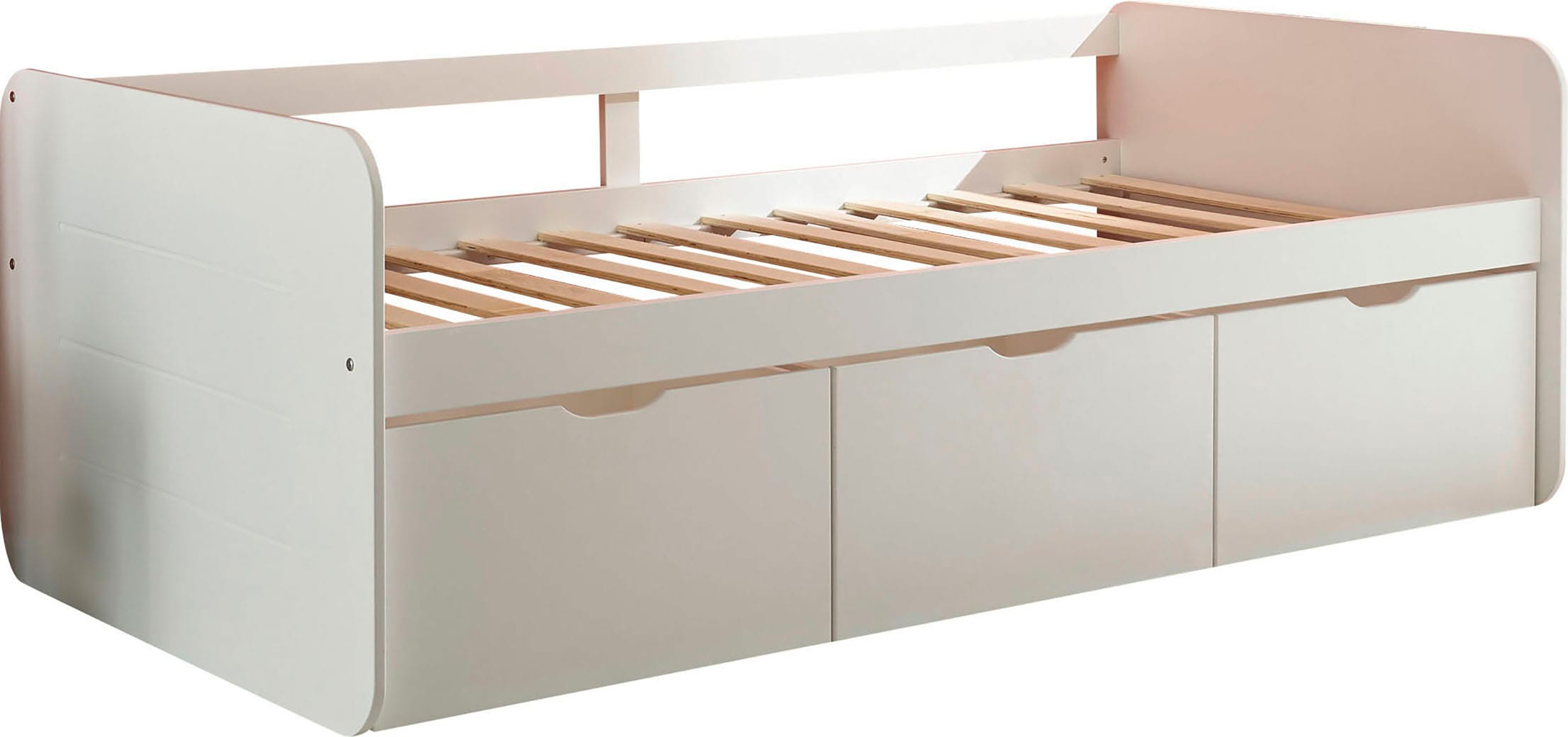 Begabino Stauraumbett »Eino Bett, Einzelbett«, inklusive 3 Schubkästen