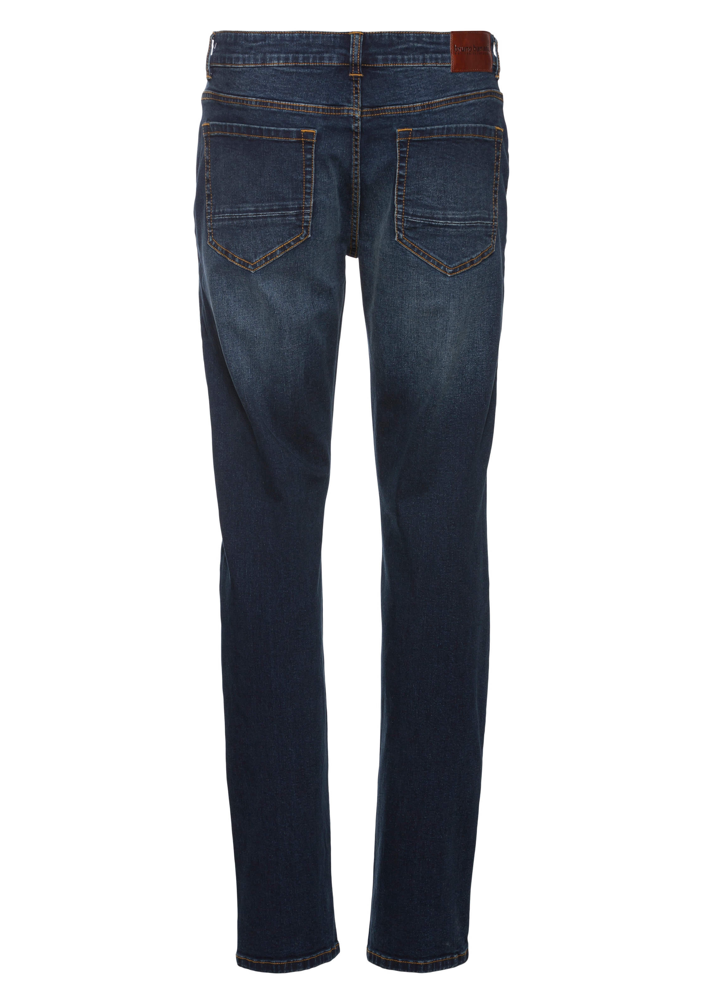 Bruno Banani Straight-Jeans »Hutch«, gerade Beinform, teilweise mit modischen Destroyed-Effekten