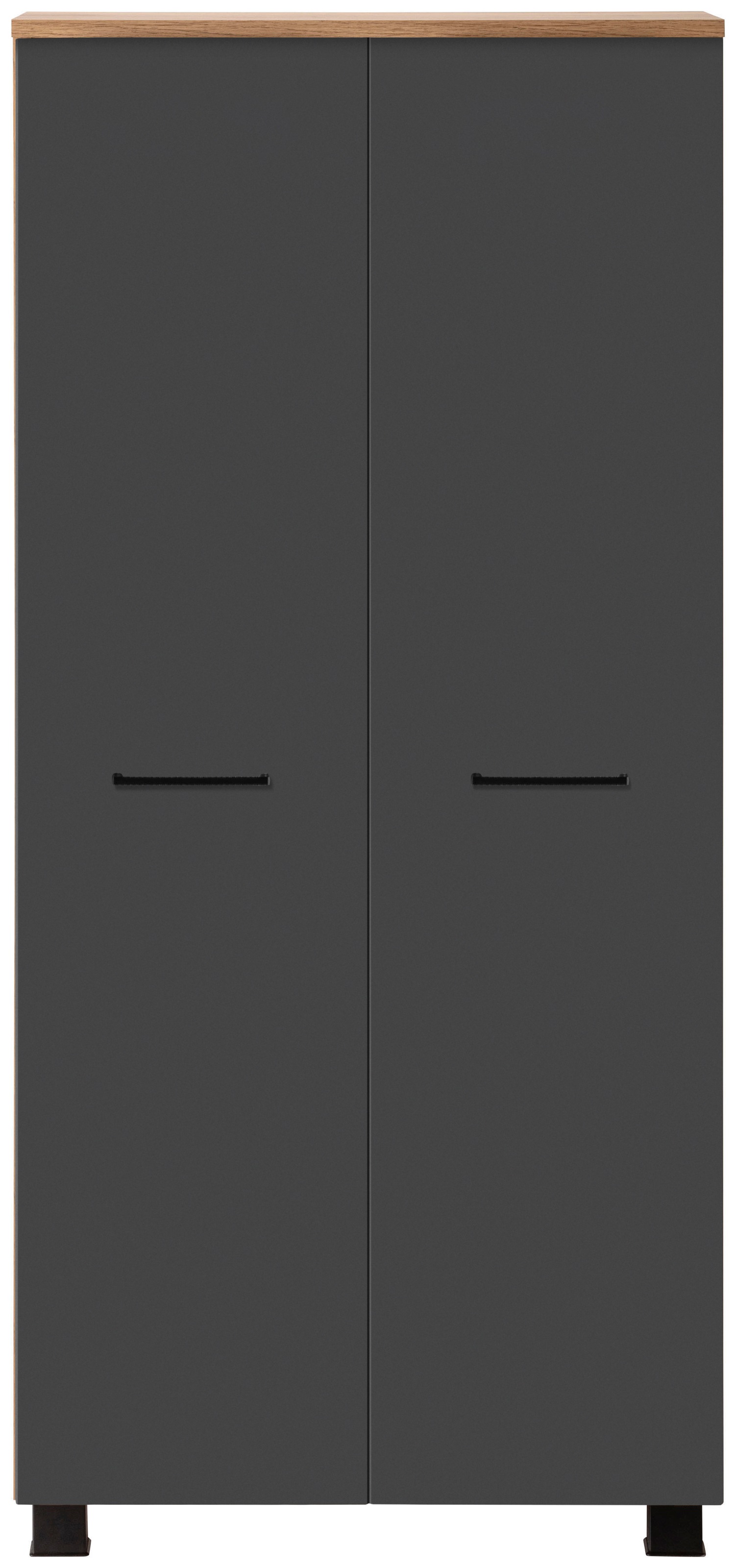 welltime Midischrank »Trento, verschiedene Ausführungen und Farben«, Badmöbel, Badschrank, 60 cm breit, 2 Türen, viel Stauraum