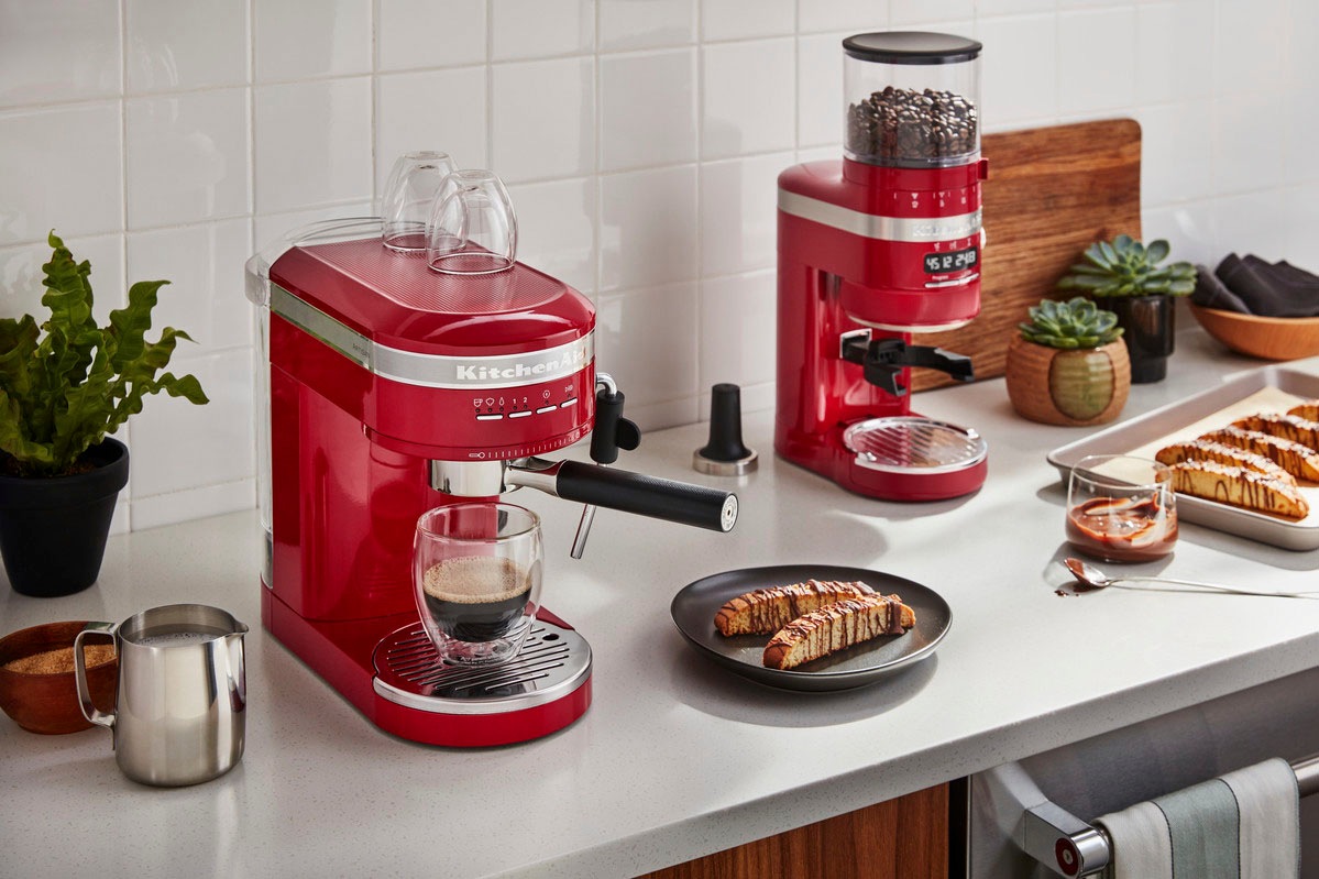 KitchenAid Espressomaschine »5KES6503EER EMPIRE ROT«, Siebträger