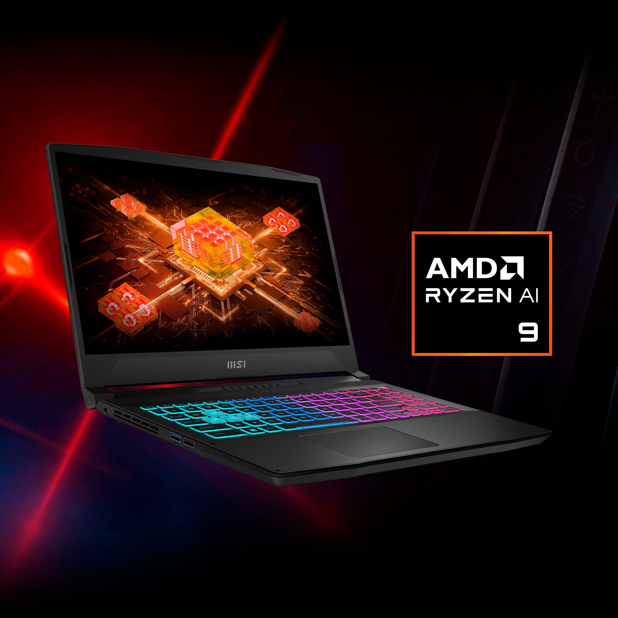 MSI Gaming-Notebook »Katana A15 AI B8VG-490«, 39,6 cm, / 15,6 Zoll, AMD, Ryzen 9, GeForce RTX 4070, 1000 GB SSD