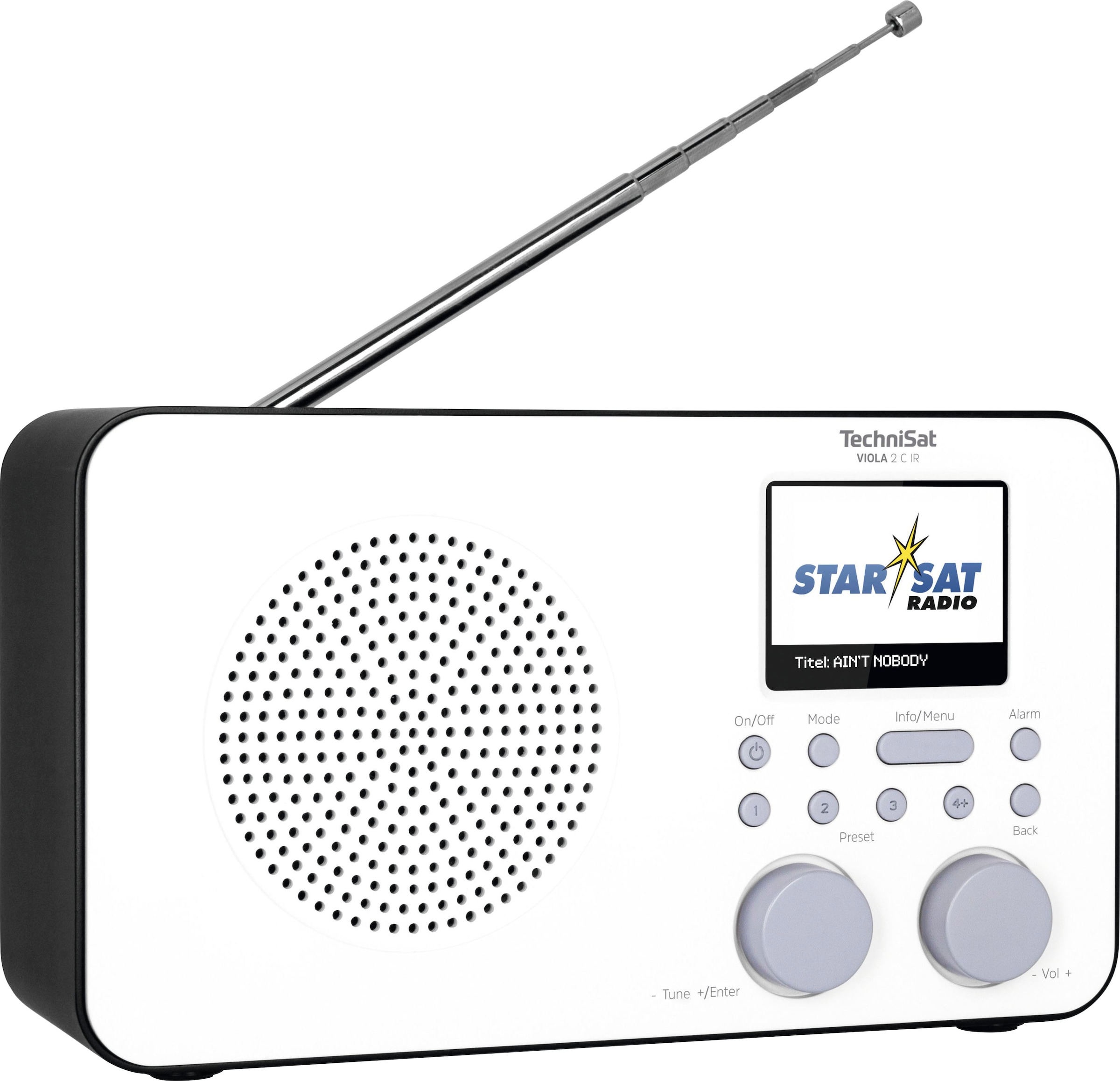 TechniSat Internet-Radio »VIOLA 2 C IR Tragbares«, (WLAN Digitalradio (DAB+)-UKW  mit RDS-Internetradio), mit DAB+, Farbdisplay, Akku ➥ 3 Jahre XXL Garantie  | UNIVERSAL