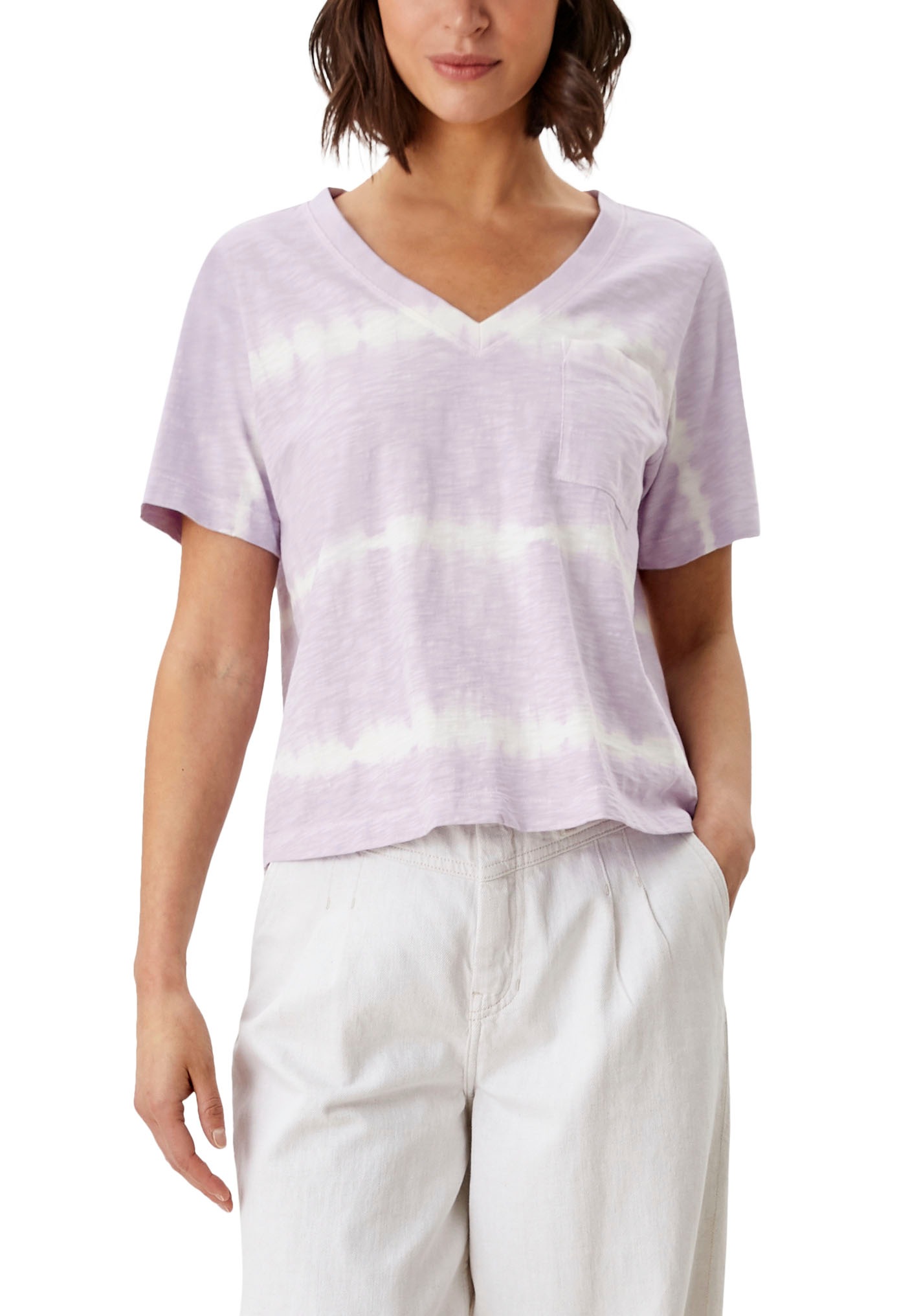 s.Oliver V-Shirt mit Brusttasche