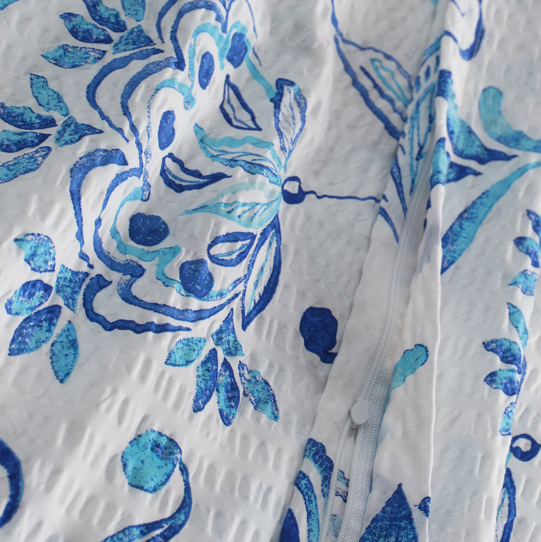 Florella Bettwäsche »»Fania blau « Soft-Seersucker,  100% Baumwolle«