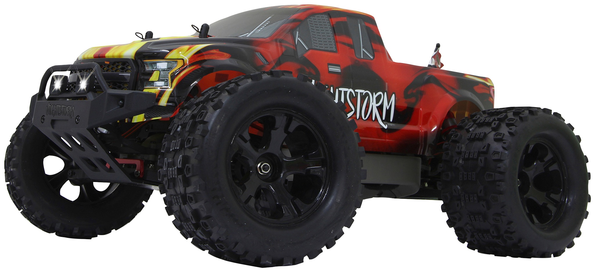 Jamara RC-Monstertruck »Nightstorm Monstertruck BL 4WD«, 1:10, 2,4 GHz, mit LED