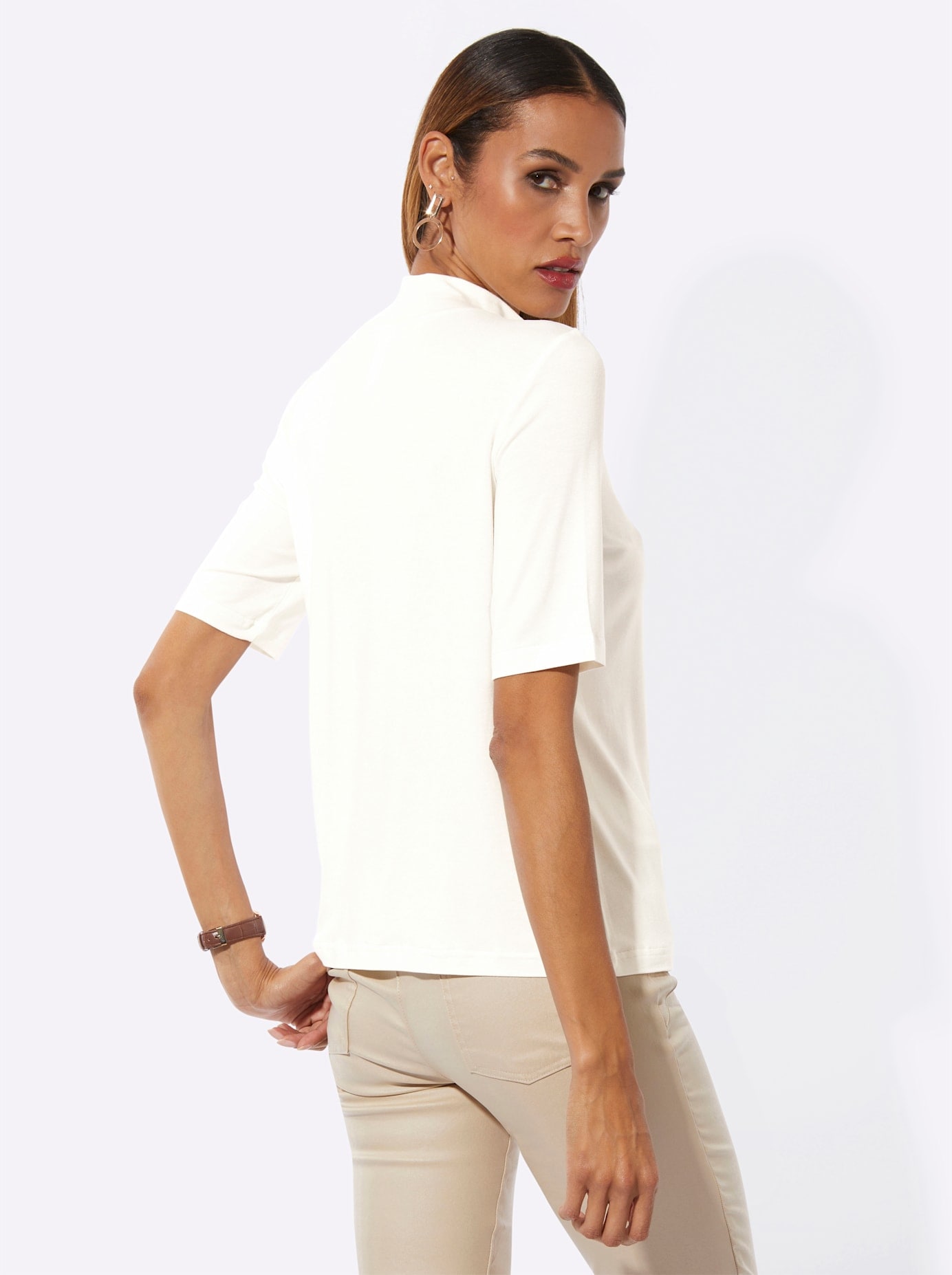 creation L Kurzarmshirt »Shirt« 1 tlg.