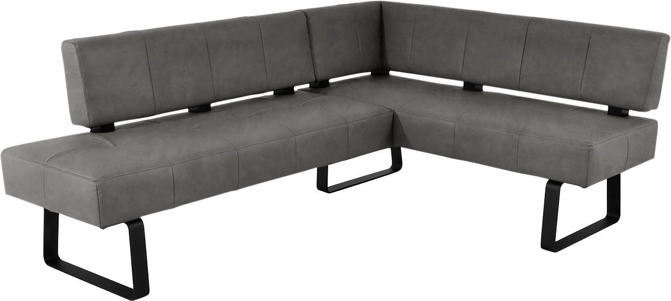 K+W Komfort & Wohnen Eckbank »Spider II«, Sitzsteppung, bequem durch Sandwichbauweise, 2 Stellmaße