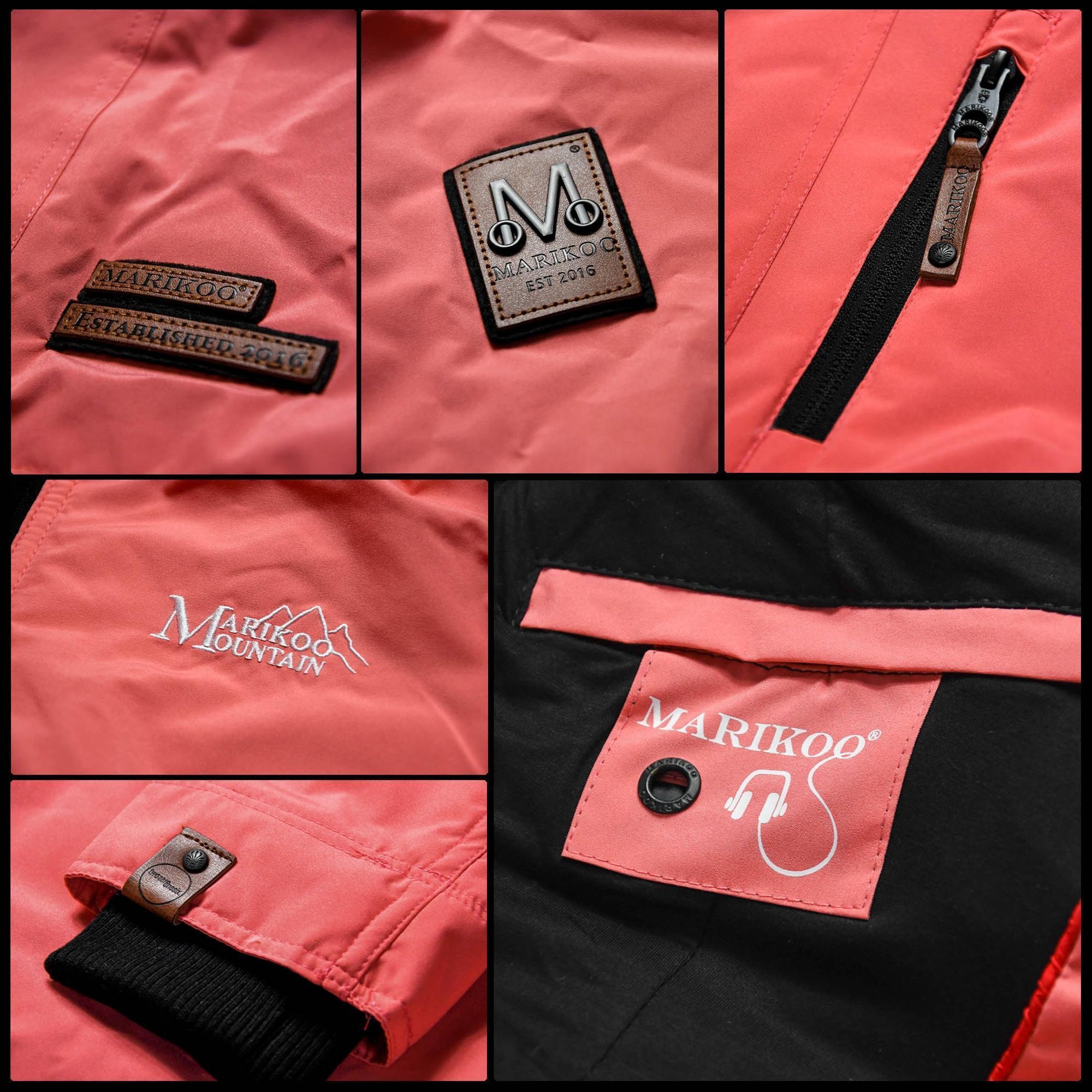 Marikoo Outdoorjacke »Marikoo Brombeere Damen Jacke B862«