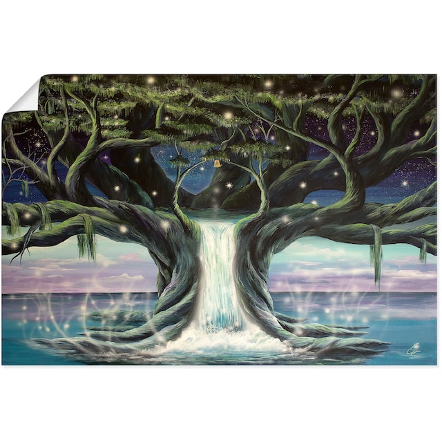 Artland Wandbild »Der Baum der Seelen«, Landschaften, (1 St.), als Alubild,  Leinwandbild, Wandaufkleber oder Poster in versch. Größen auf Rechnung  kaufen