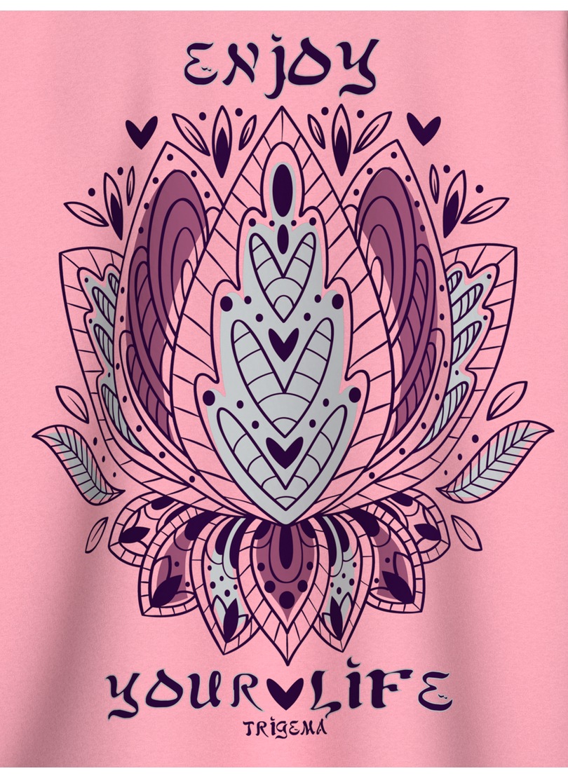 Trigema T-Shirt »TRIGEMA Oversized T-Shirt mit Printmotiven« 1 Stk.