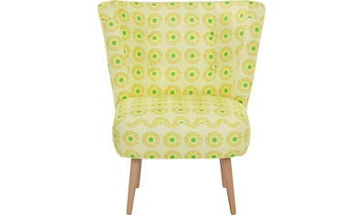 Max Winzer® Sessel »Nikki«, im Retrolook, mit Designerstoff von Andreea Boyer kaufen