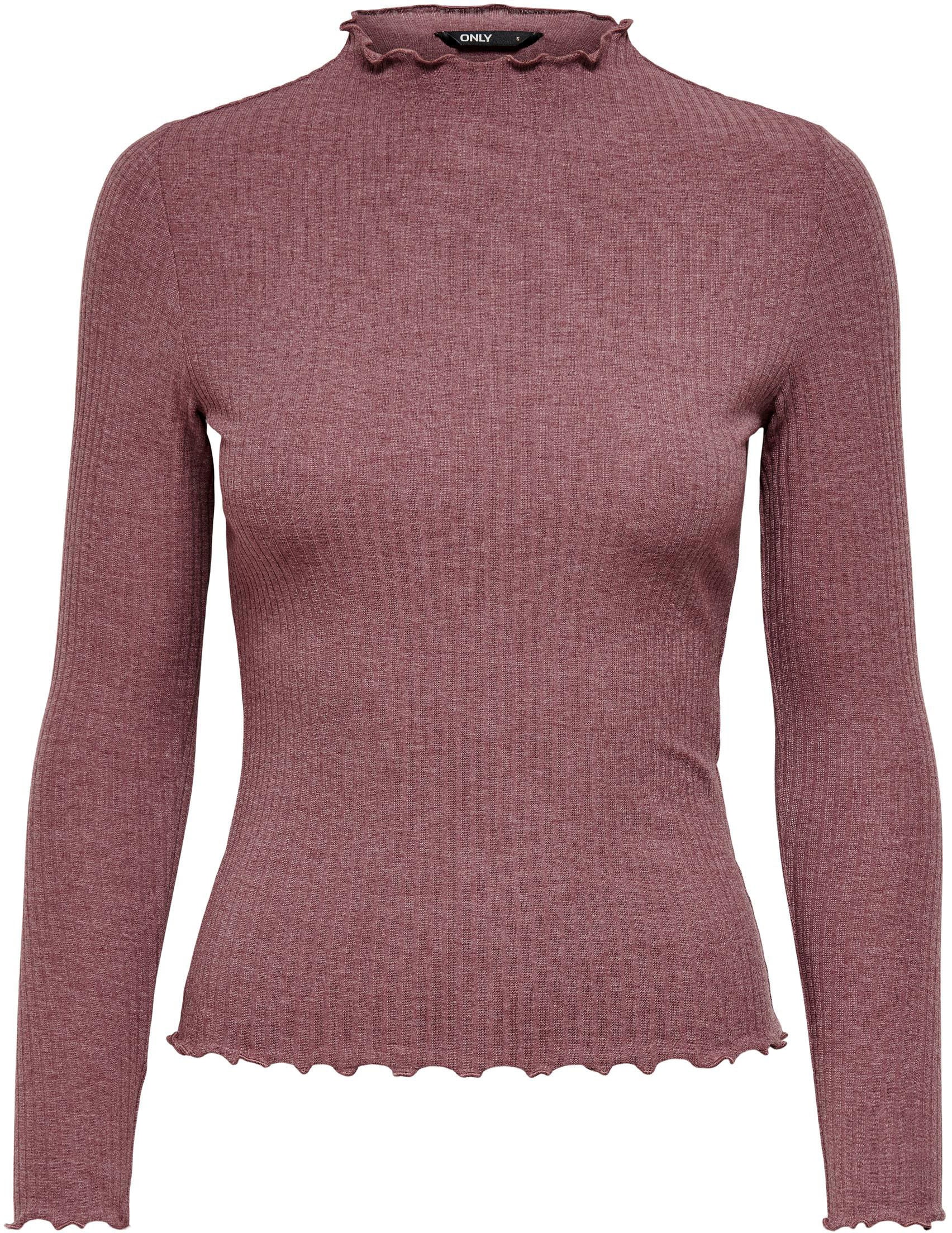 ONLY Langarmshirt »ONLEMMA L/S HIGH NECK TOP«