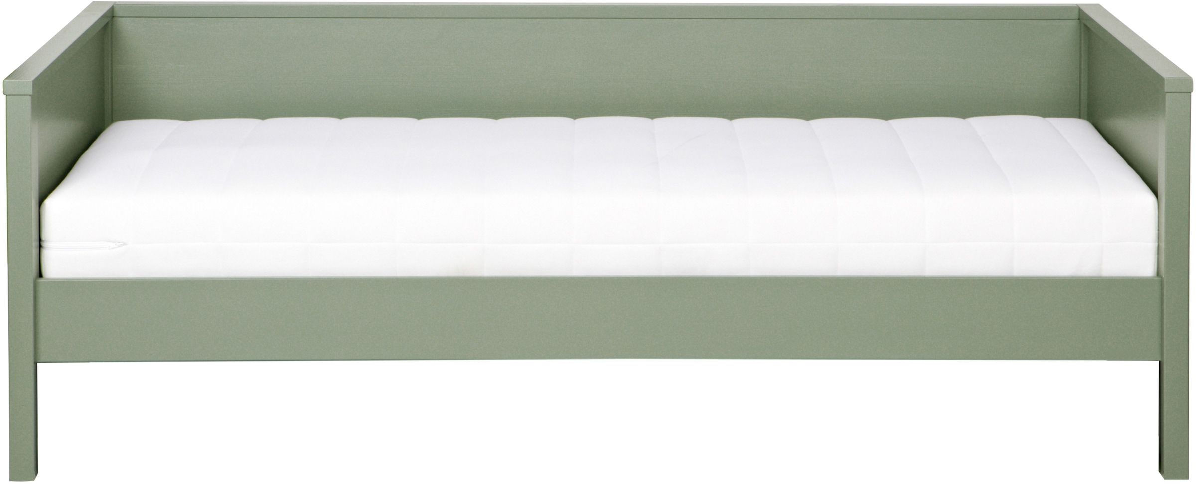 WOOOD Bettgestell »Nikki FSC®-Kiefernholz gebürstet, H 73 x B 208 x D 100 cm« Matratzenmaß 90x200 cm, Schublade optional, mit akzentuierter Maserung