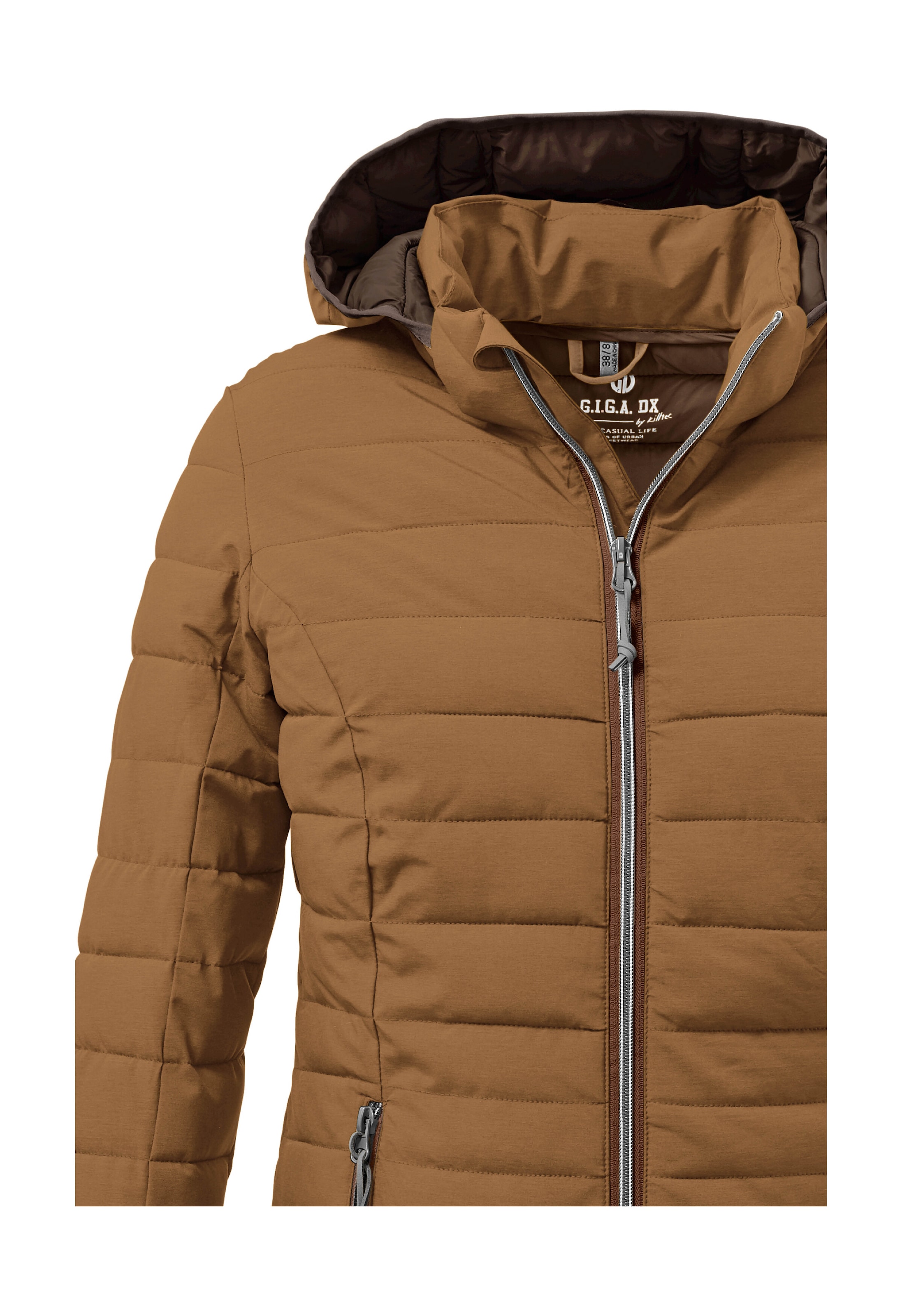 G.I.G.A. DX by killtec Steppjacke »Uyaka«, Leichte, wasserabweisende Damenjacke mit abzippbarer Kapuze