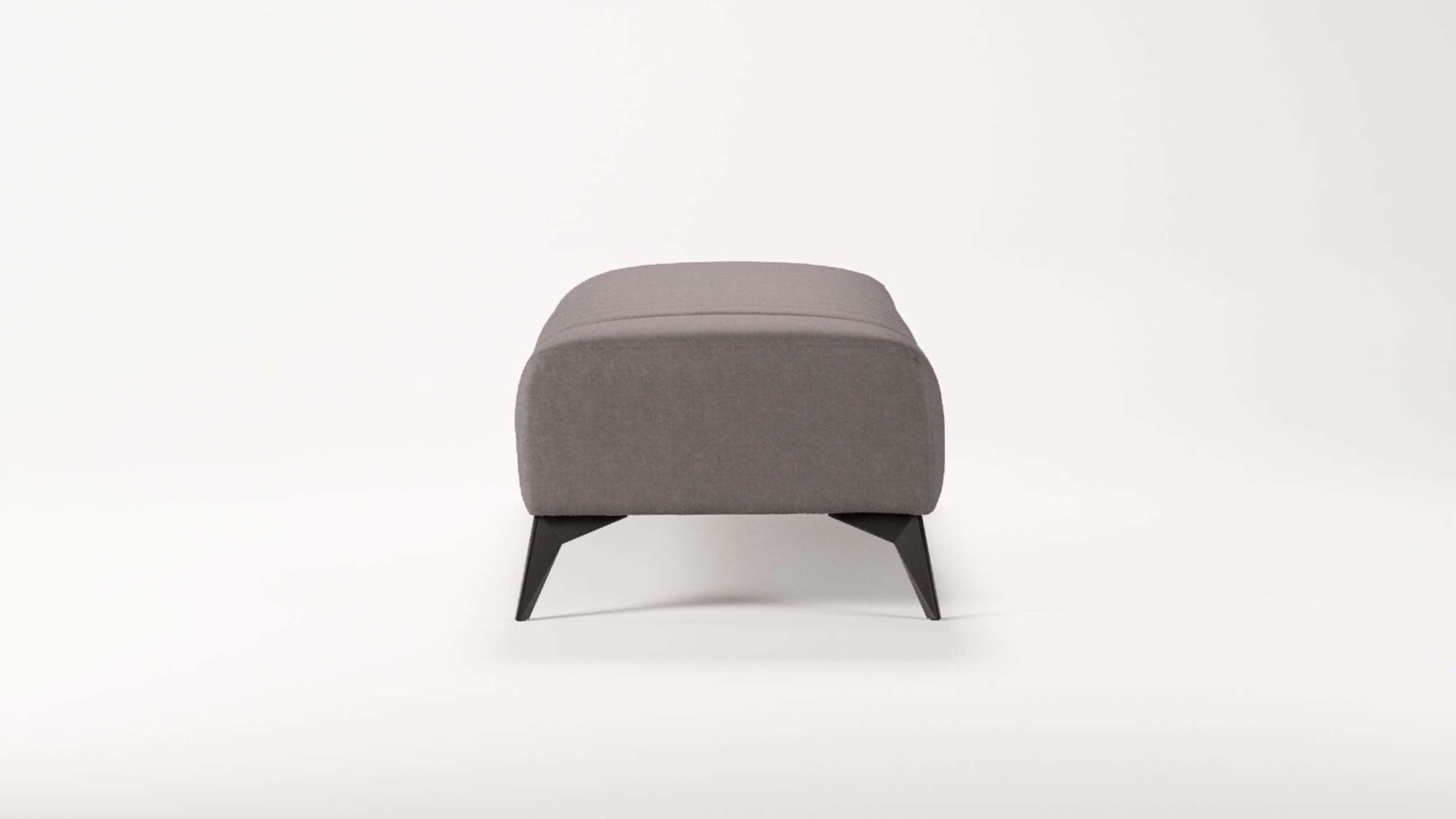 Places of Style Polsterhocker »MATTHEW Sitzhocker XXL, Maße B/T/H: 140/60/43 cm«, Steppung, belastbar bis 180 kg