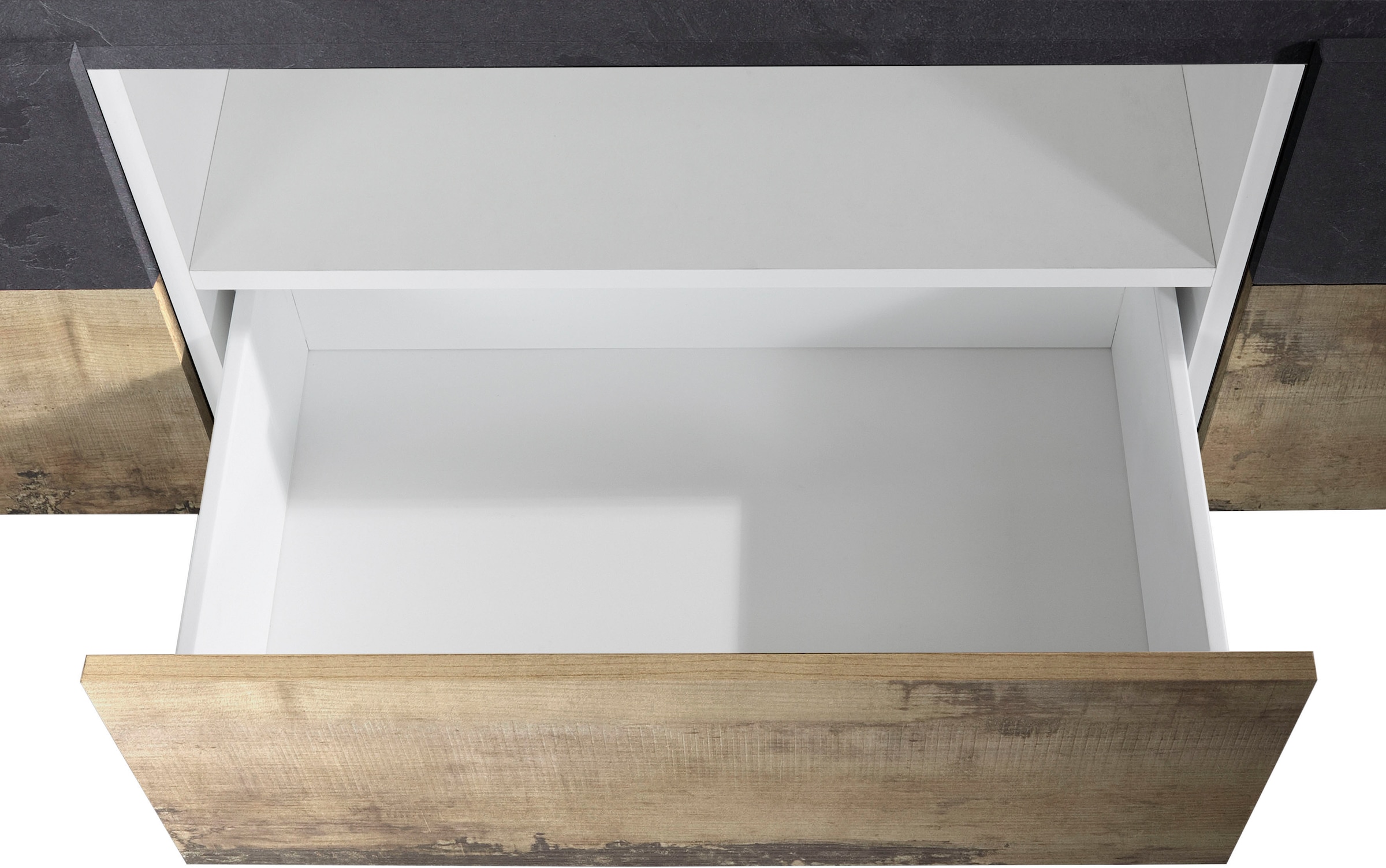 INOSIGN Lowboard »ALIEN- TV-Board, mit 4 Türen, 1 Schublade und 1 offenes Fach«, TV-Kommode Breite ca. 220 cm "Made in Italy"