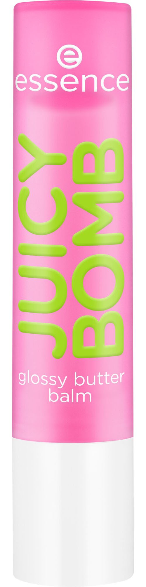 Essence Lippenbalsam »JUICY BOMB glossy butter balm«, (Set, 3 tlg.), mit fruchtigem Duft