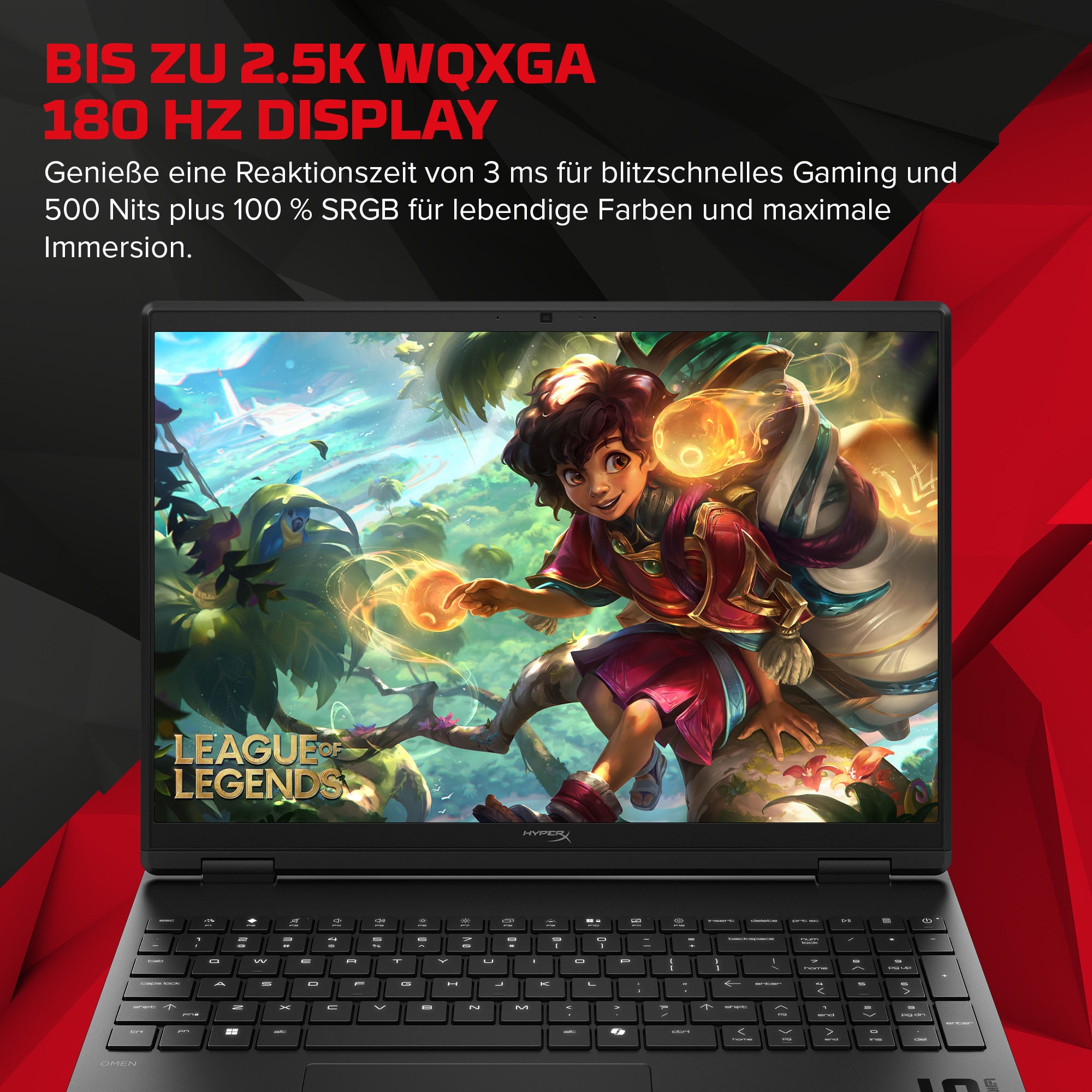 HP Gaming-Notebook »HyperX OMEN 15-gb0071ng« 38,8 cm / 15,3 ″ AMD Ryzen 7 GeForce RTX 5070 512 GB SSD
